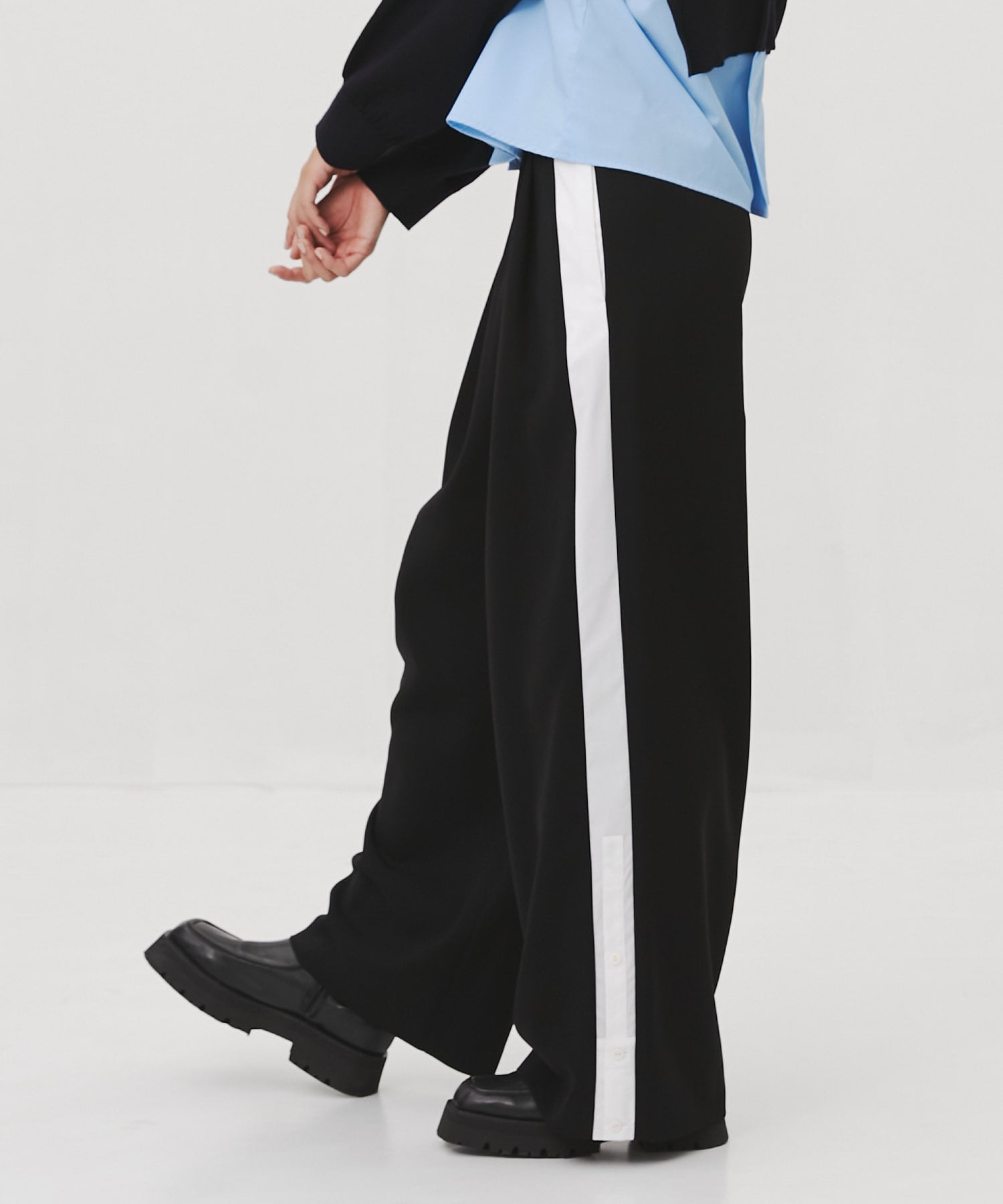 SHIRT-LAYERED WIDE-PANTS｜ENFOLD（エンフォルド）公式通販
