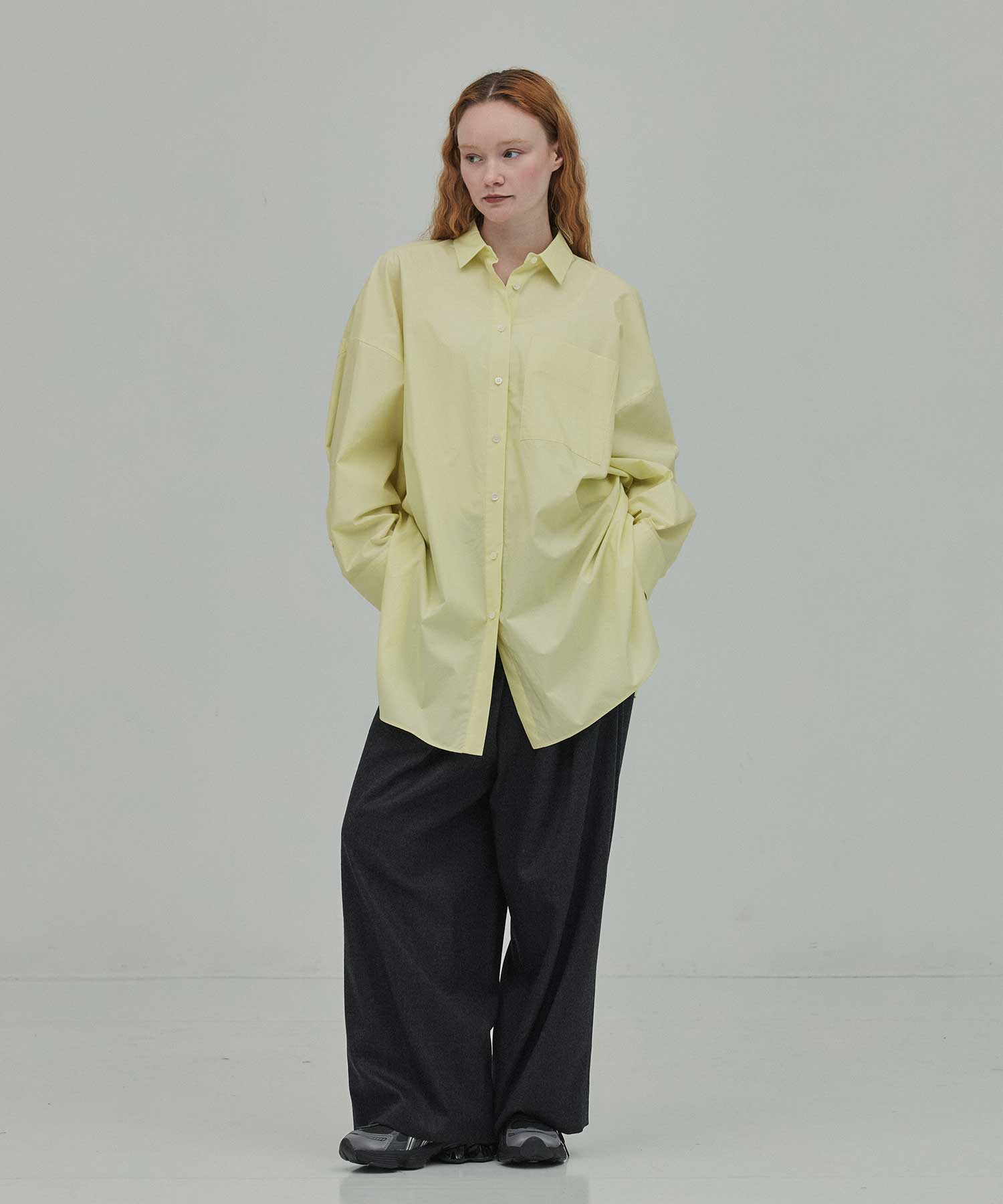 NAPE SHIRT(38 YELLOW): ENFOLD: WOMENS｜THE TOKYO ONLINE STORE