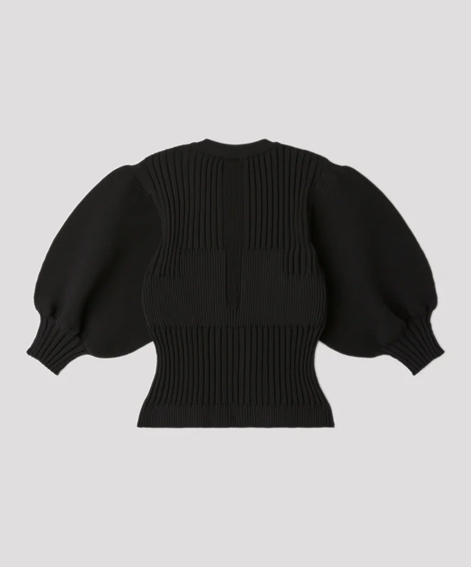FLUTED SHORT PUFF SLEEVE CARDIGAN CFCL