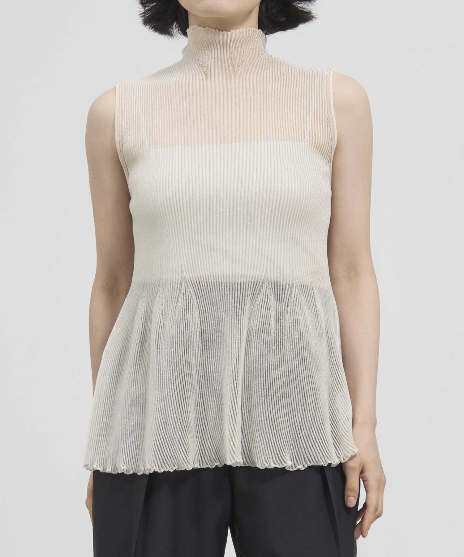 HYPHA LUCENT GLITTER SLEEVELESS TOP CFCL