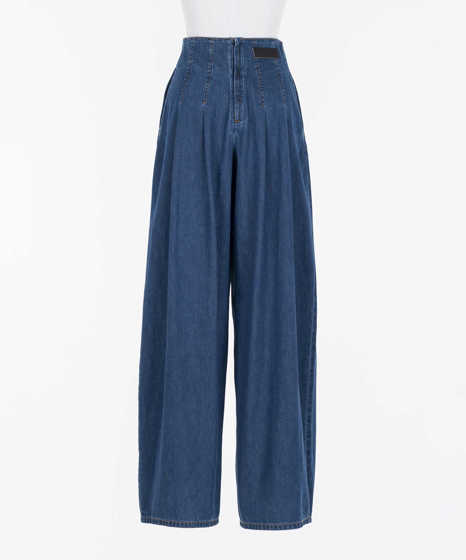 Pleated wide-legged jeans FETICO