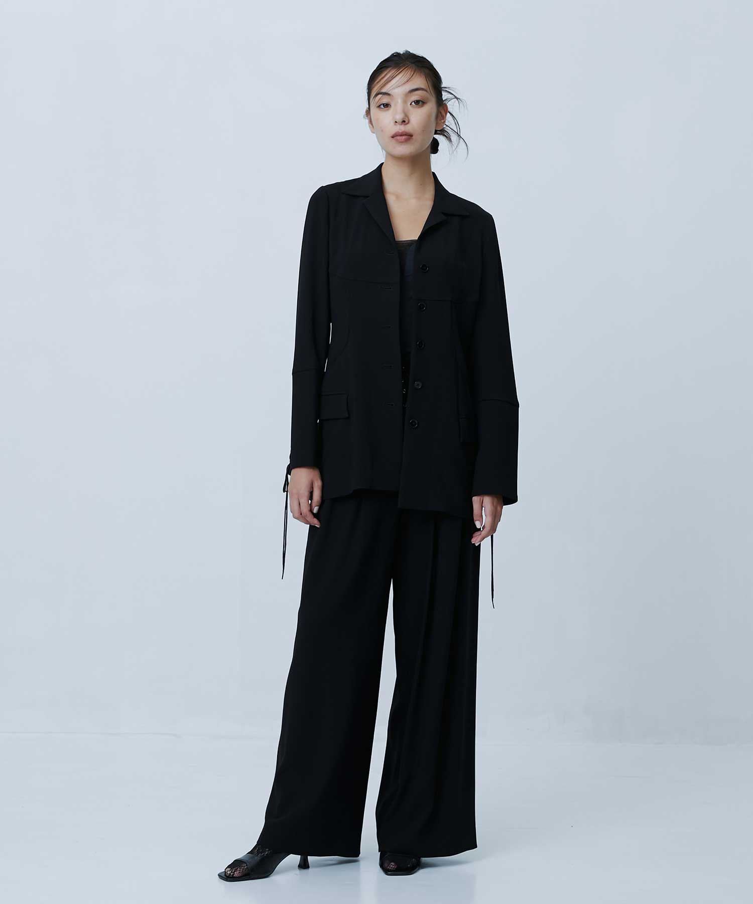 Fetico フェティコ　パンツ FETICO(フェティコ)のFAUX-LEATHER HIGH RISE TROUSERS(パンツ