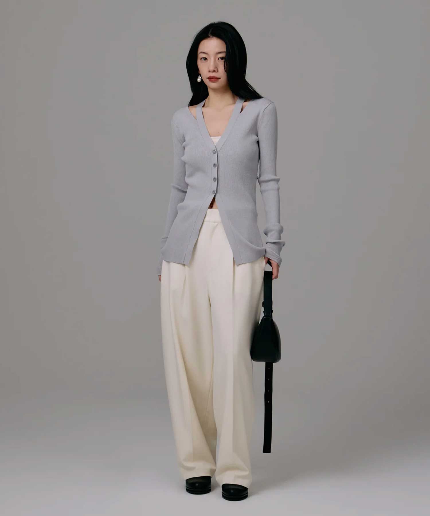 single tuck cocoon pants Louren