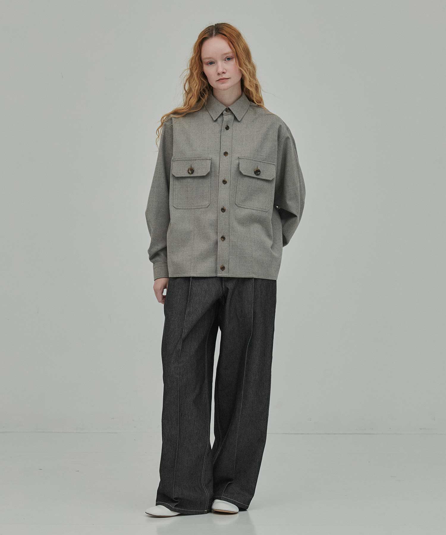 THE BELTED WIDE DENIM THE RERACS