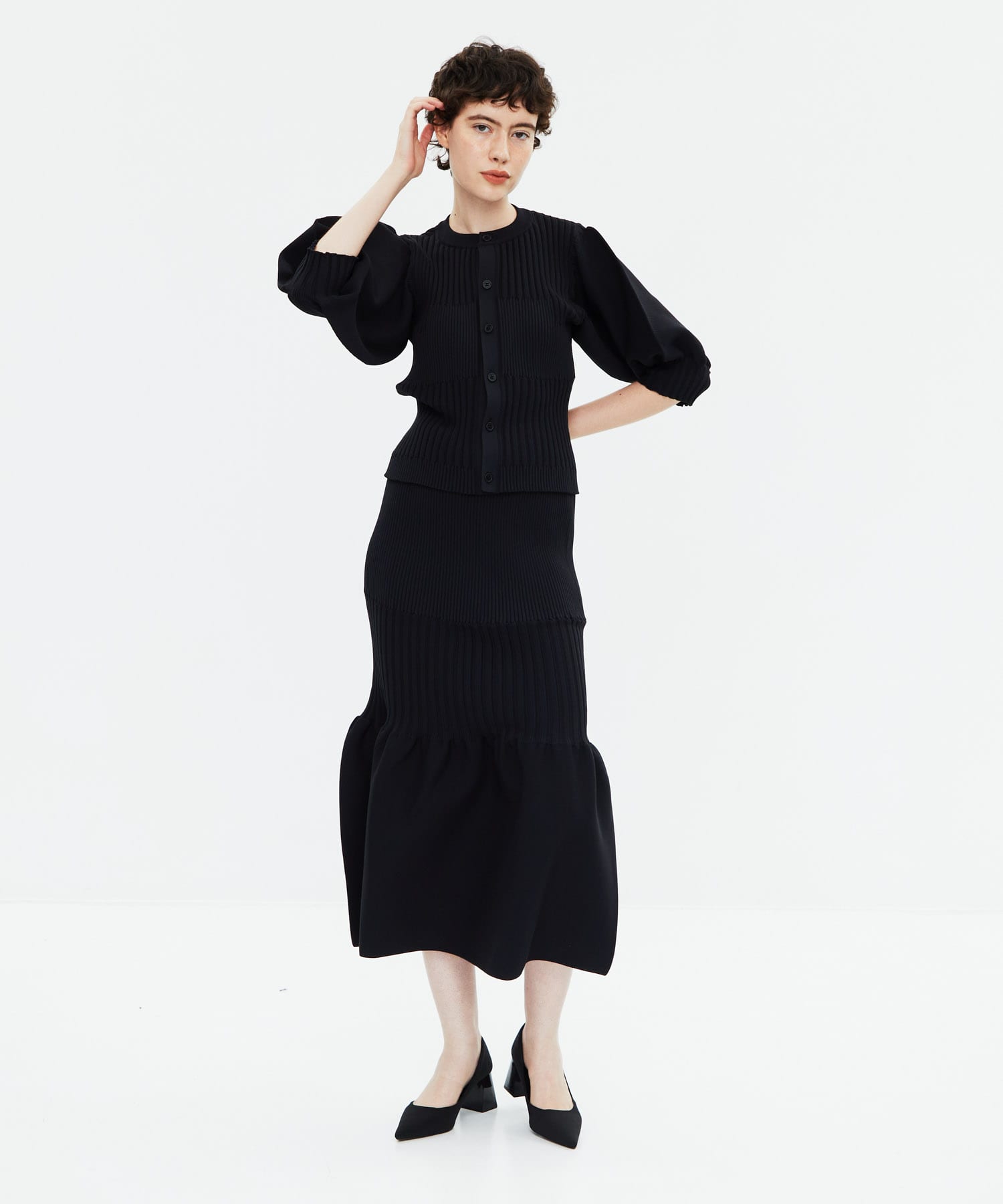 FLUTED MERMAID SKIRT CFCL