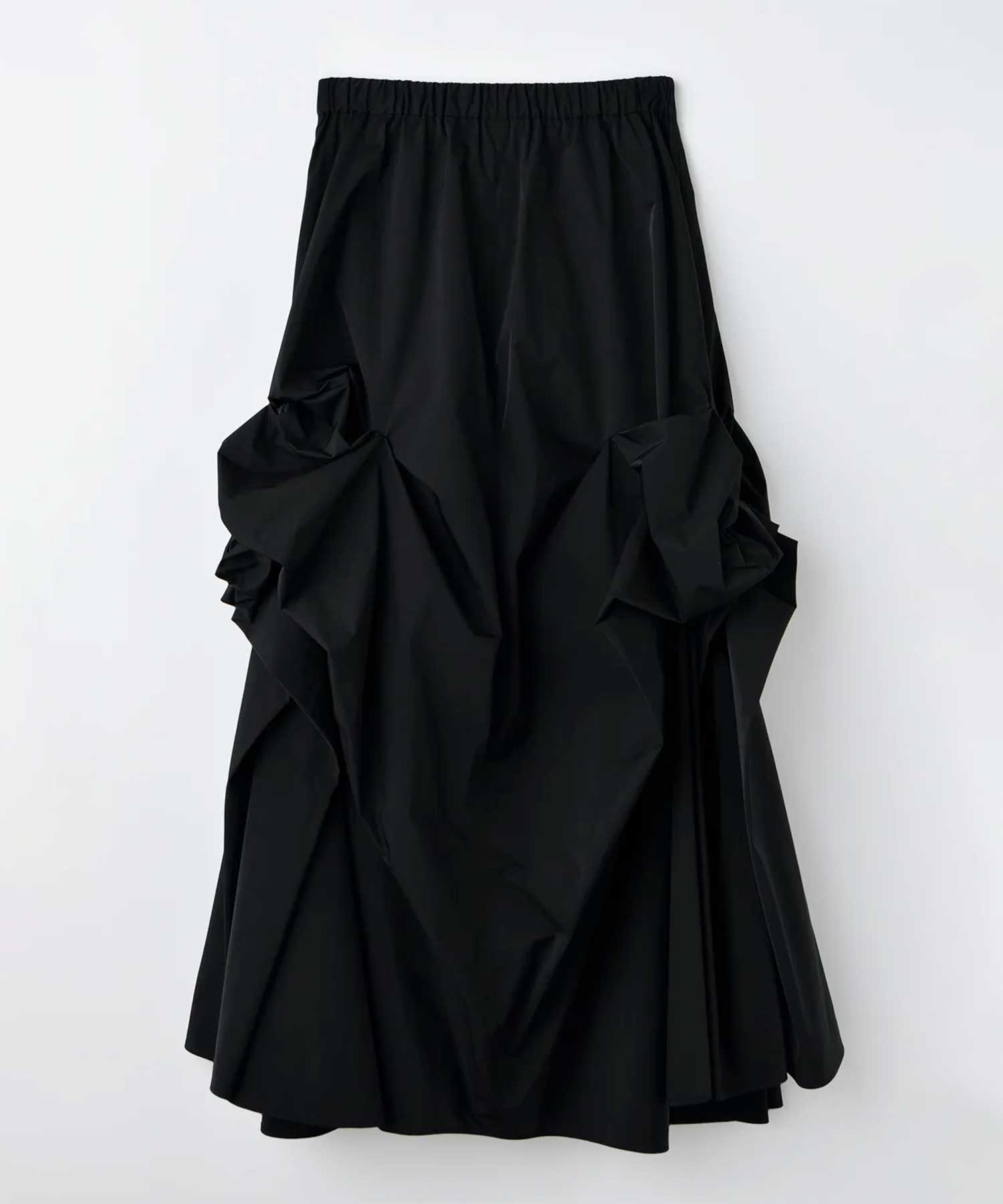 RIBBON TUCK SKIRT ENFOLD