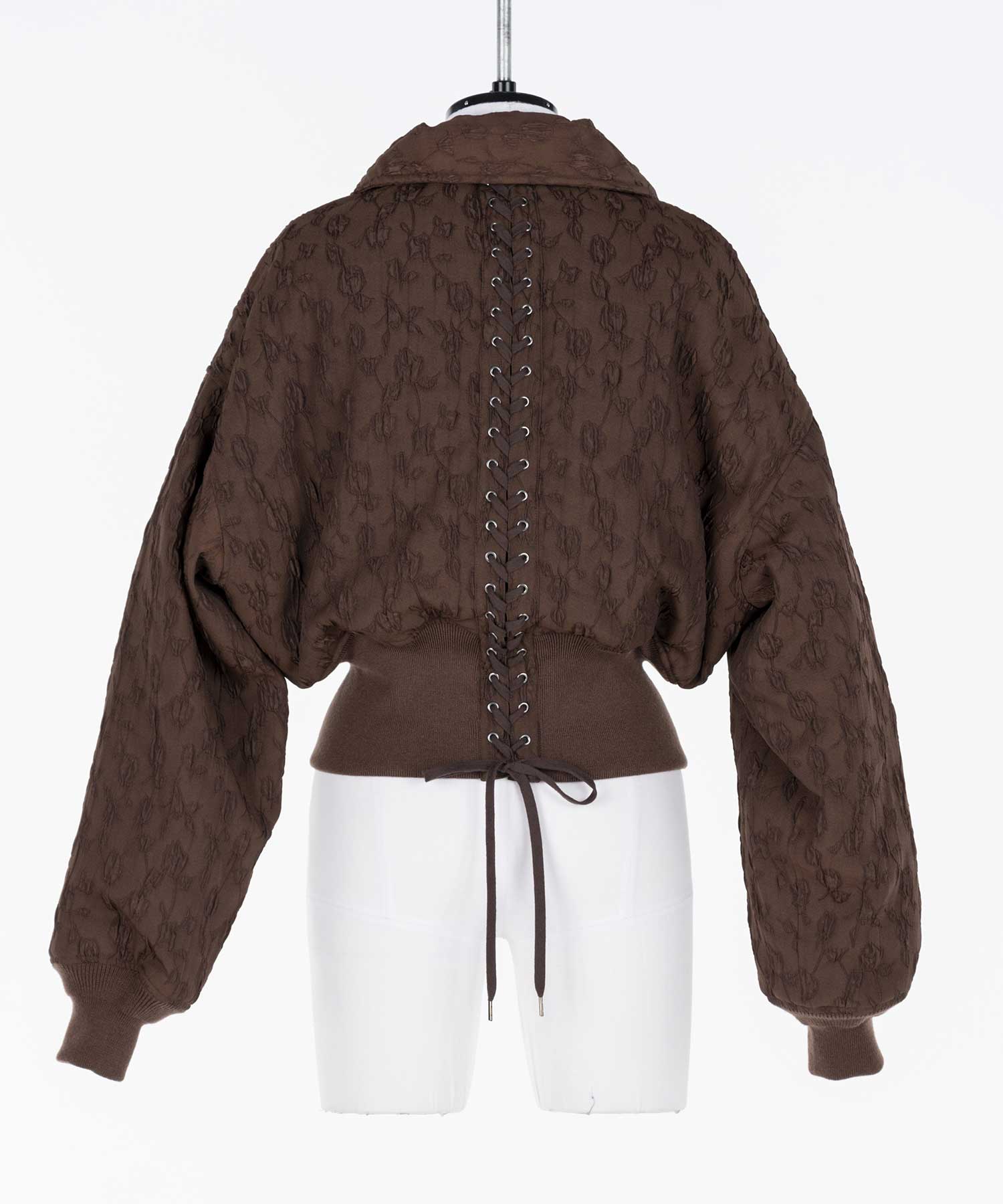 Floral jacquard bomber jacket FETICO