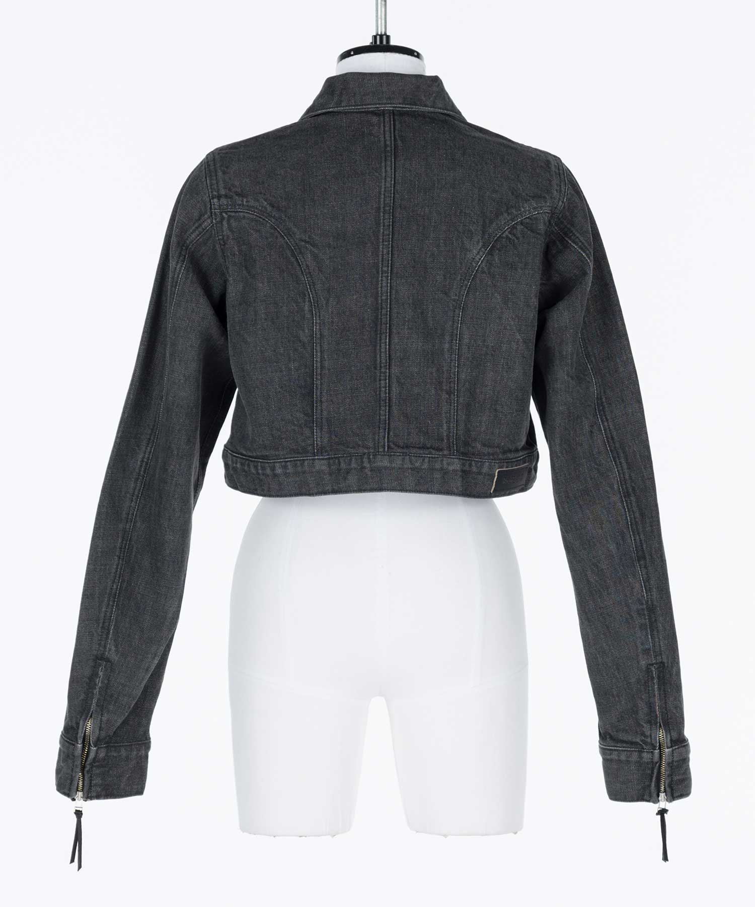 Lace up denim jacket FETICO