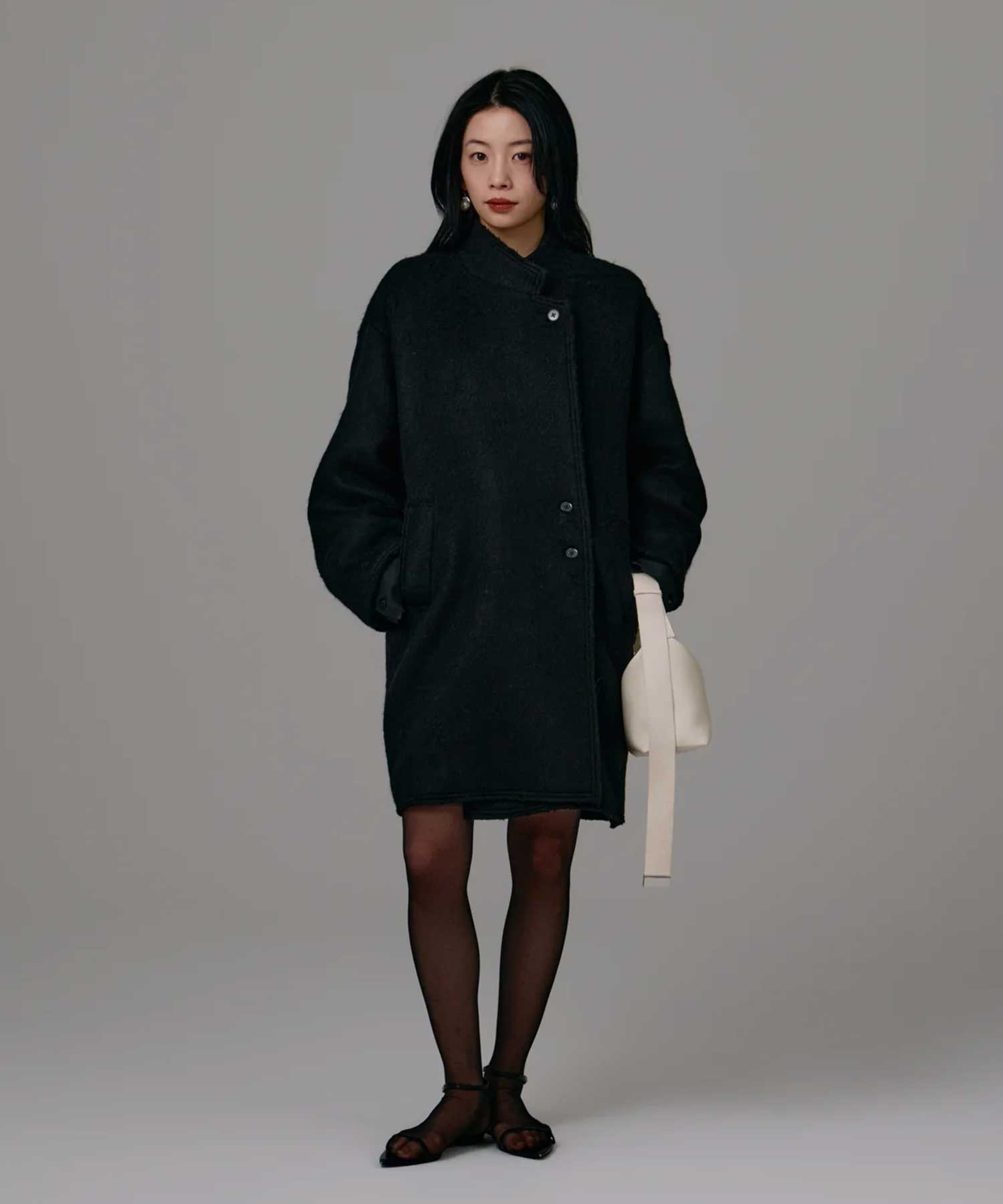 shaggy half coat Louren