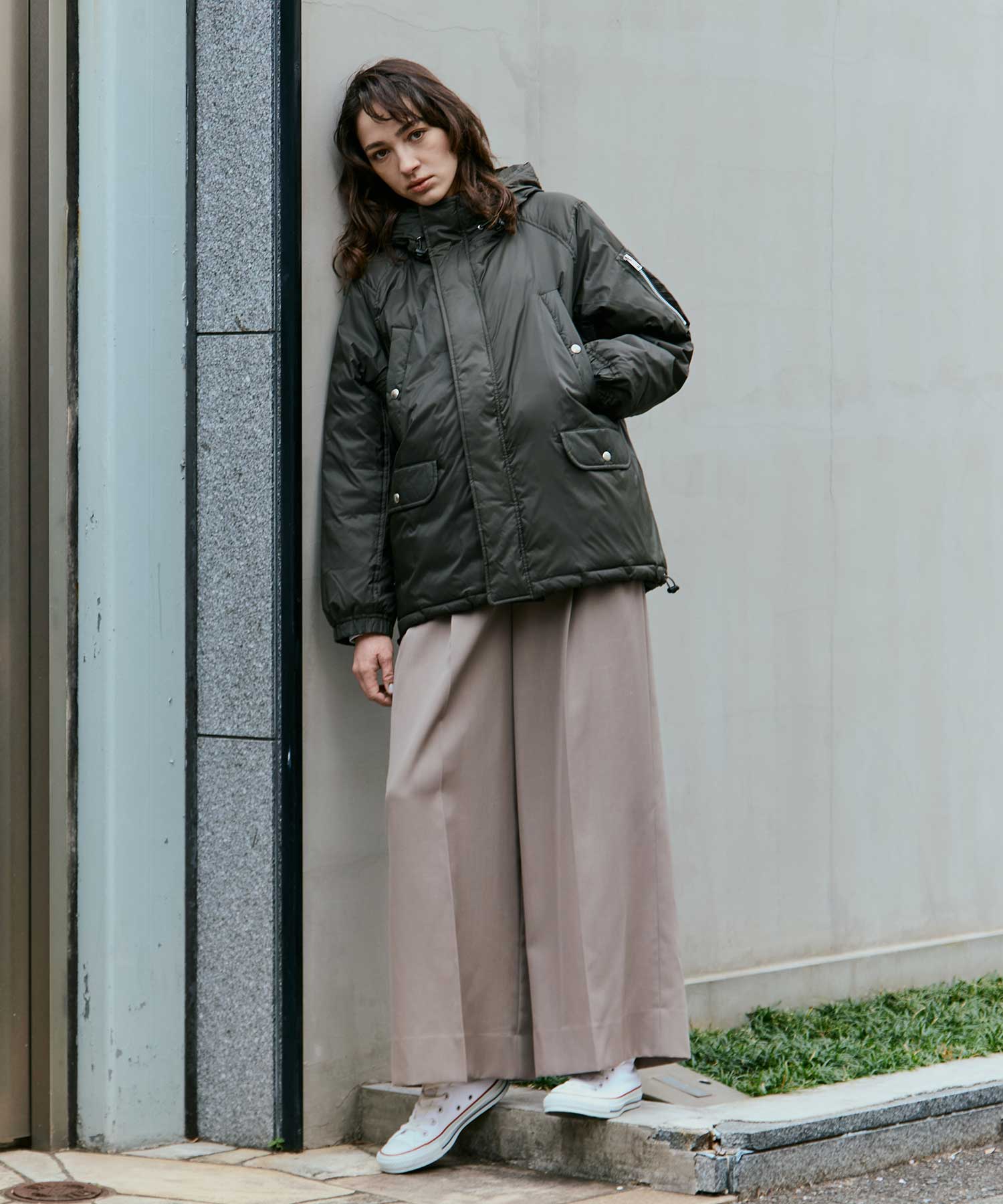 別注 flight down jacket beautiful people