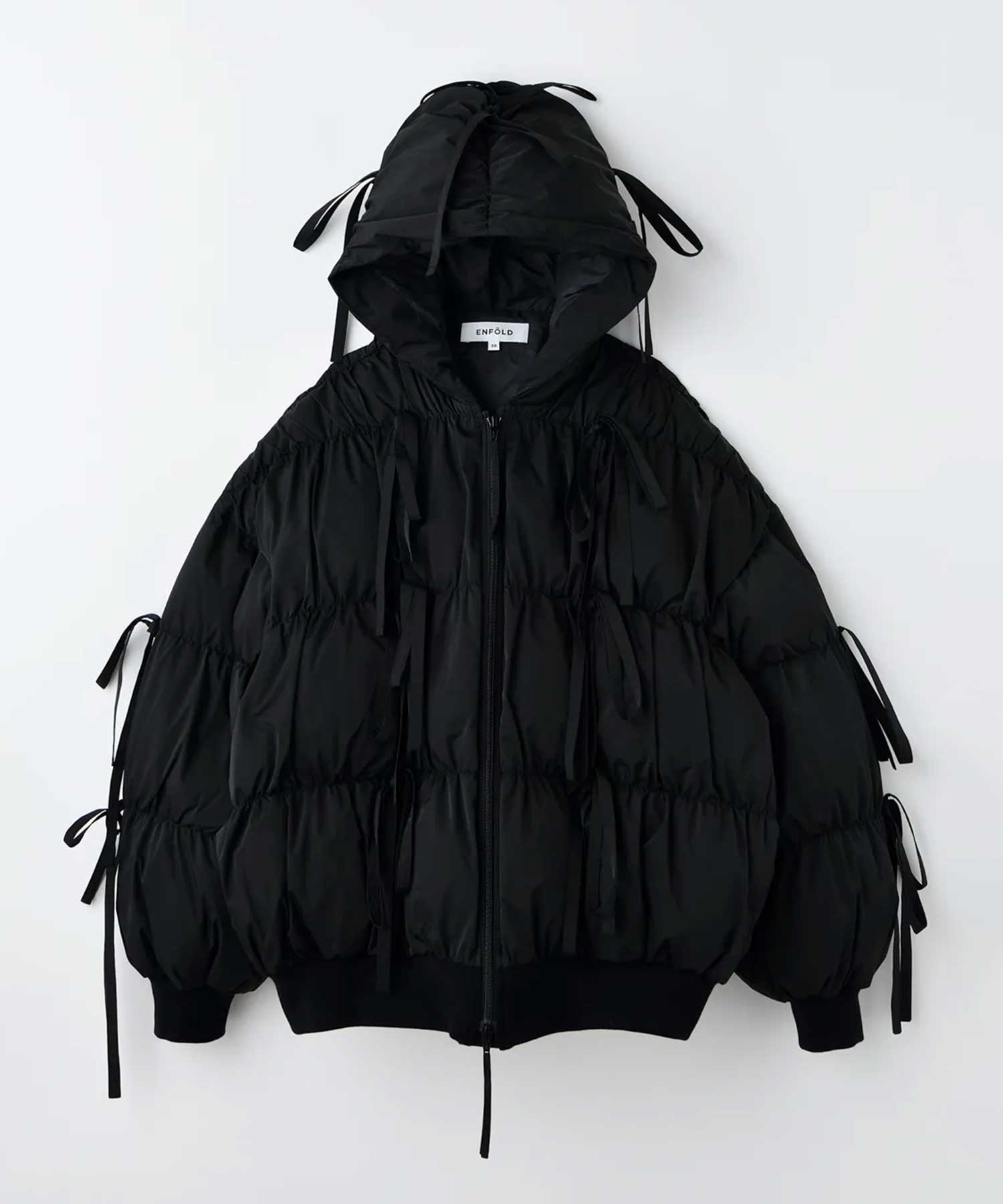 RIBBON DOWN-JAKET ENFOLD