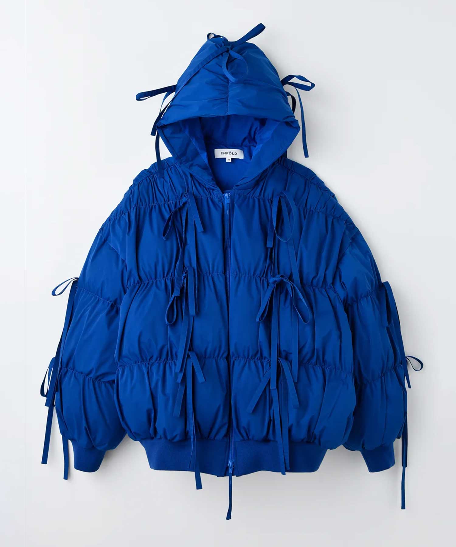 RIBBON DOWN-JAKET ENFOLD