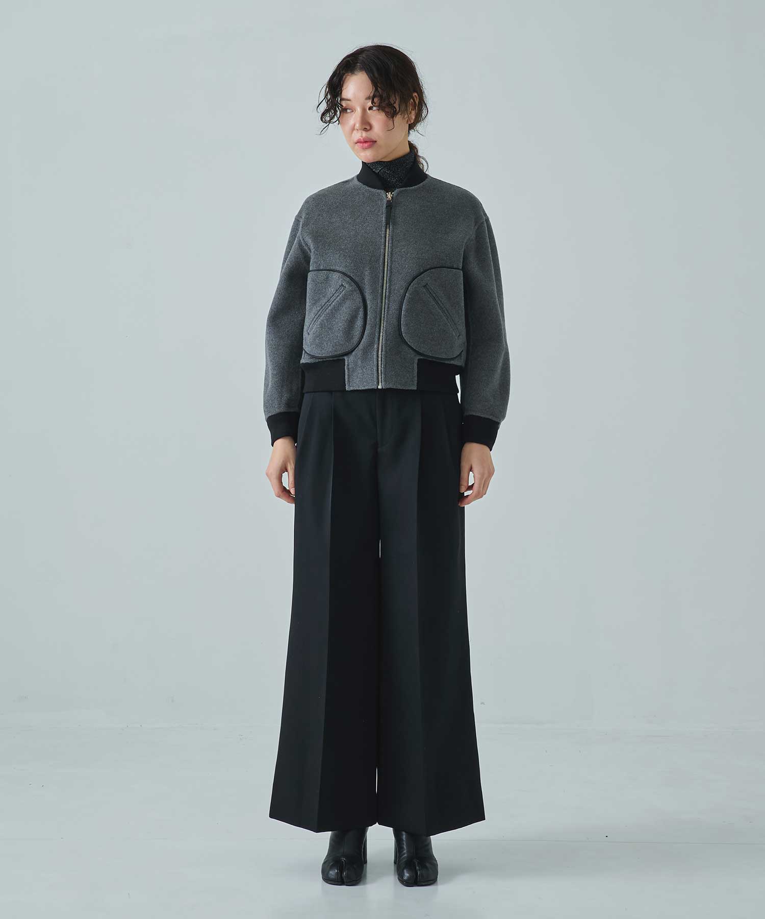 CASHMERE/SILK/WOOL MA-1 THE TOKYO