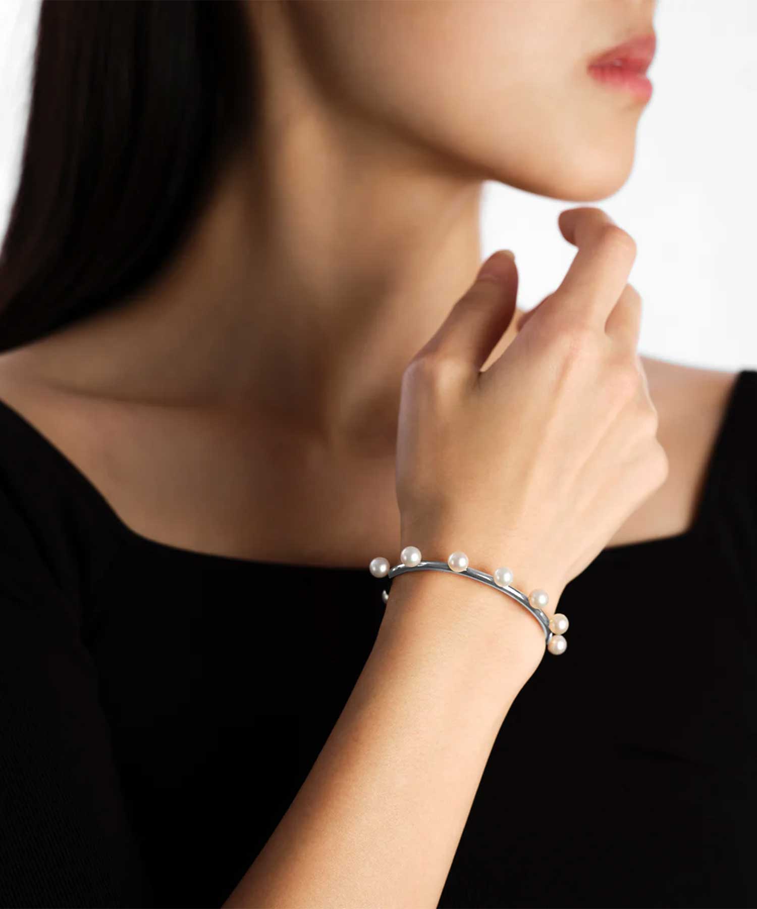 Dot Pearl Bangle Bijou de M
