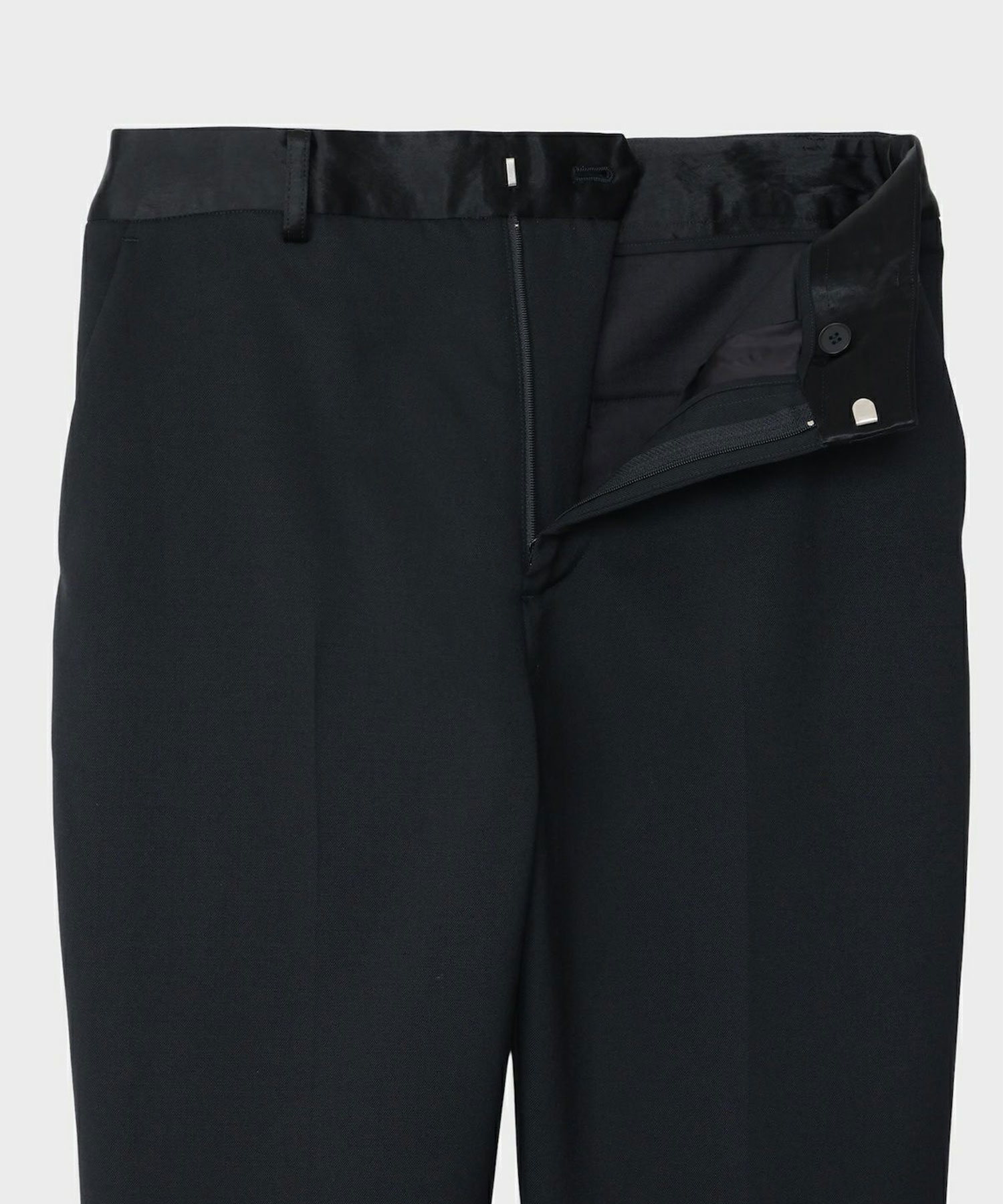 BLACK FORMAL INSIDE ZIP PANTS CINOH