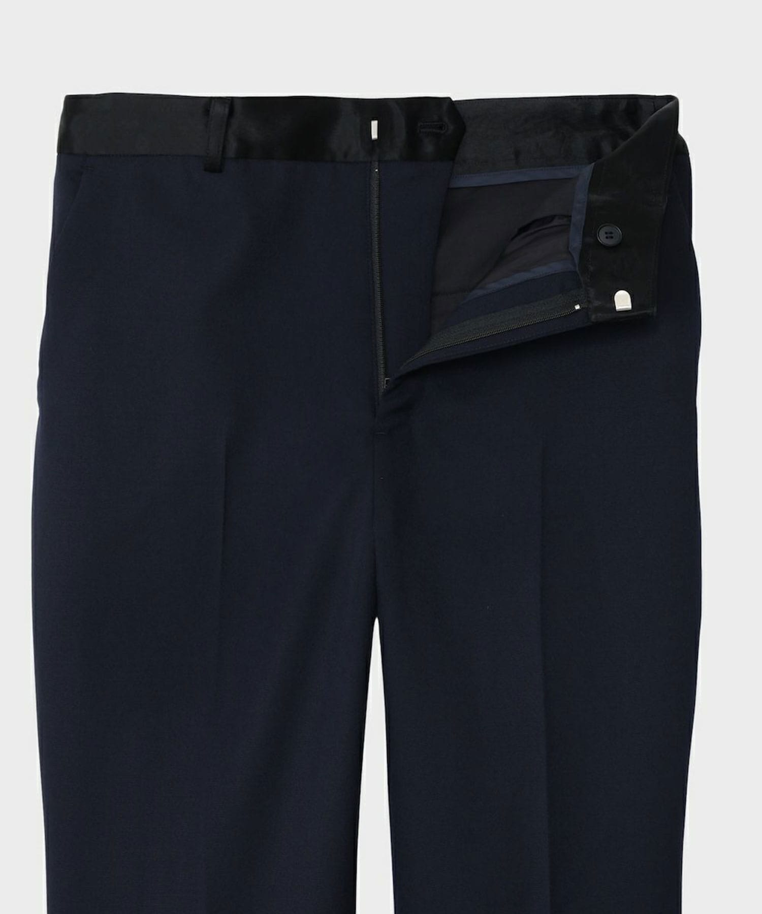 BLACK FORMAL INSIDE ZIP PANTS CINOH