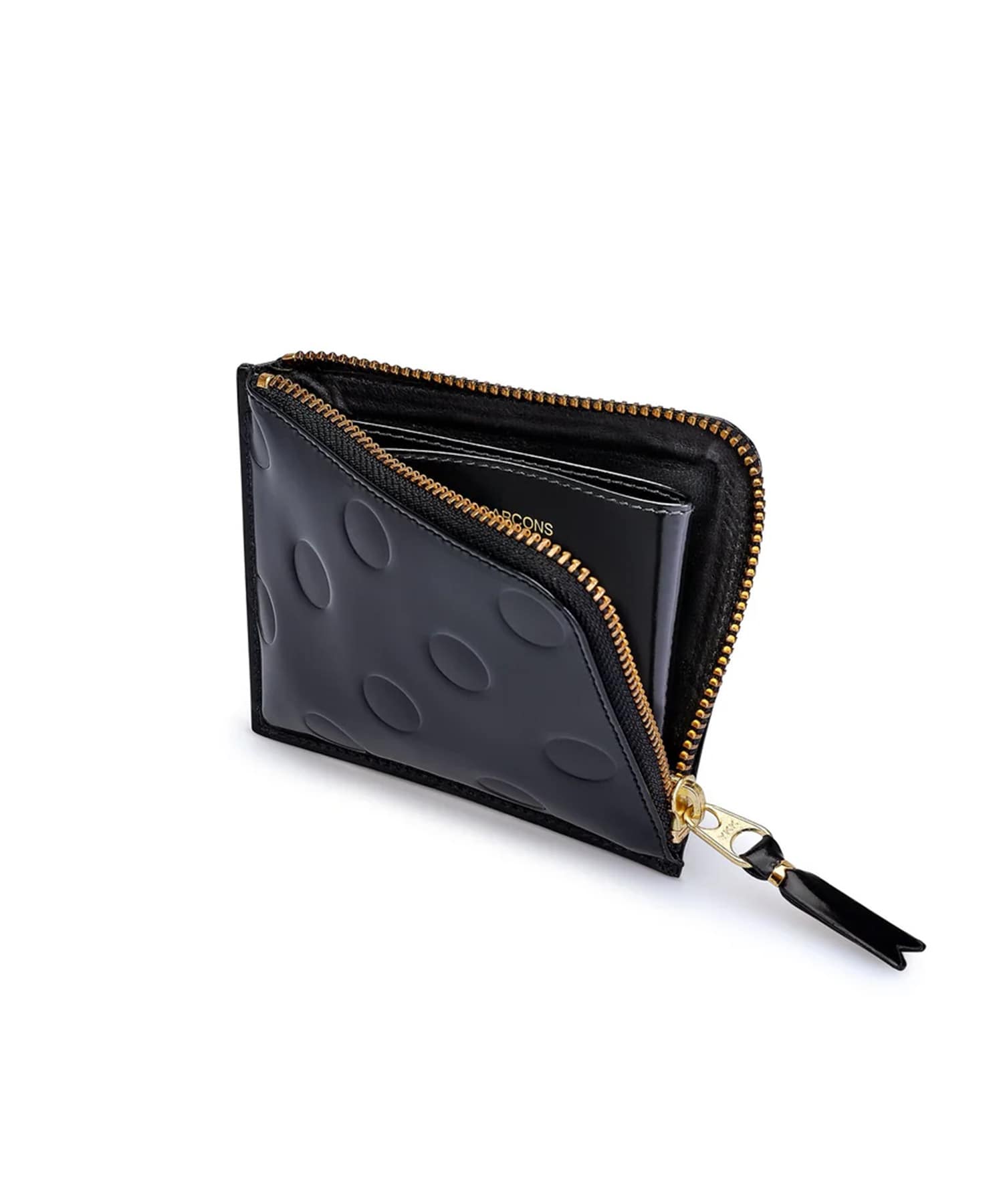 8Z-F031-051 DOTS EMBOSSED LEATHER LINE Wallet Comme des Garcons