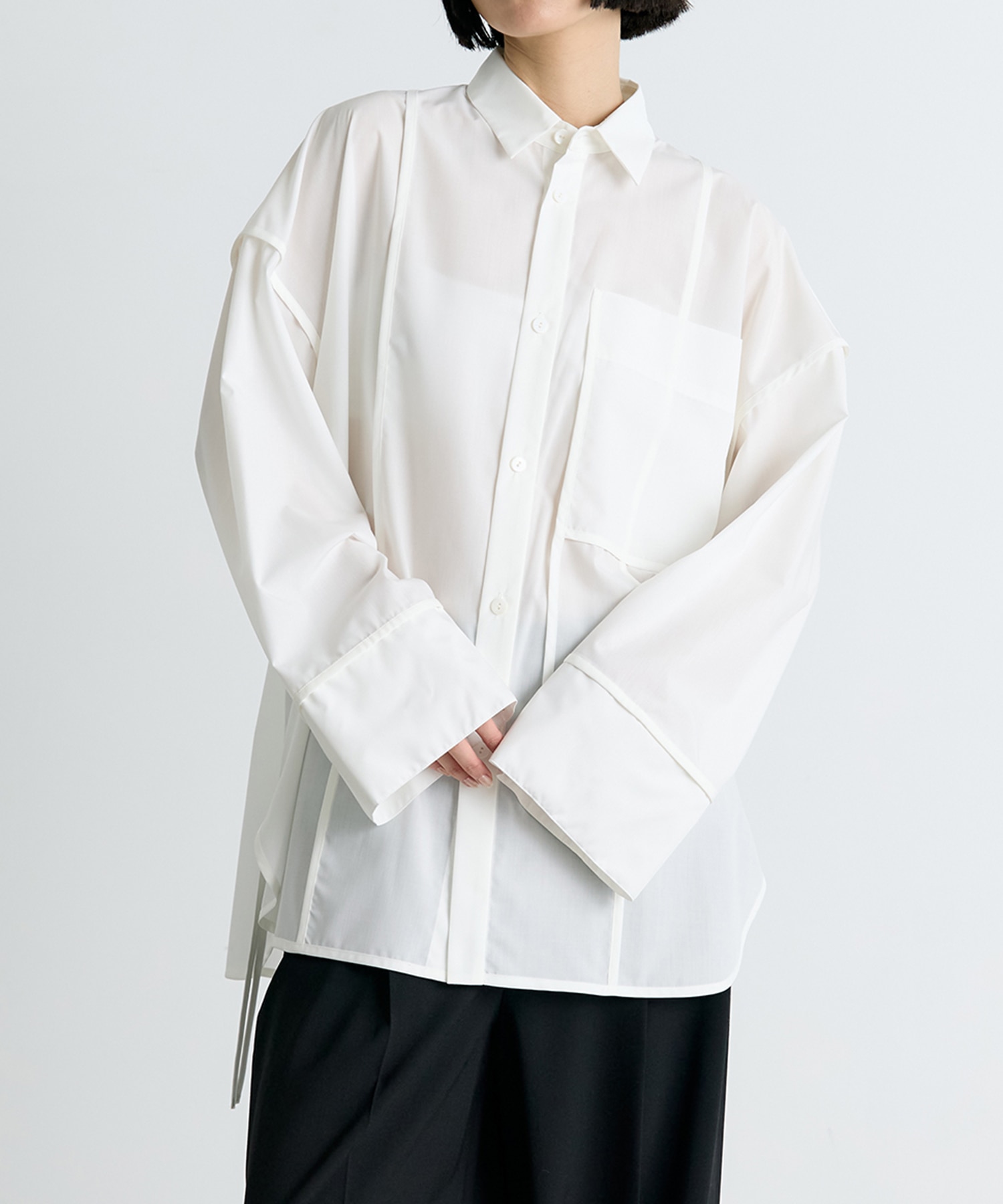 piping wide shirt nagonstans