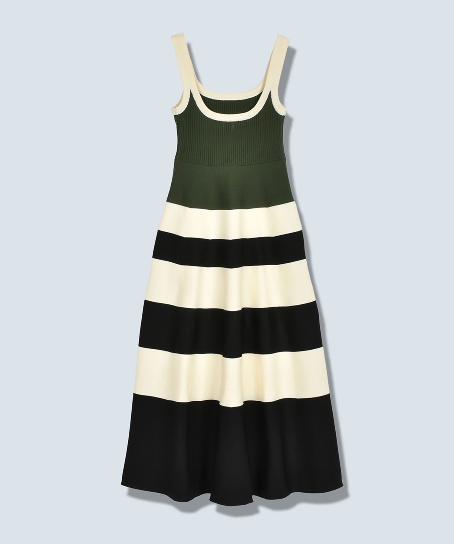 BODER KNIT SQUARE TANK OP OMMO