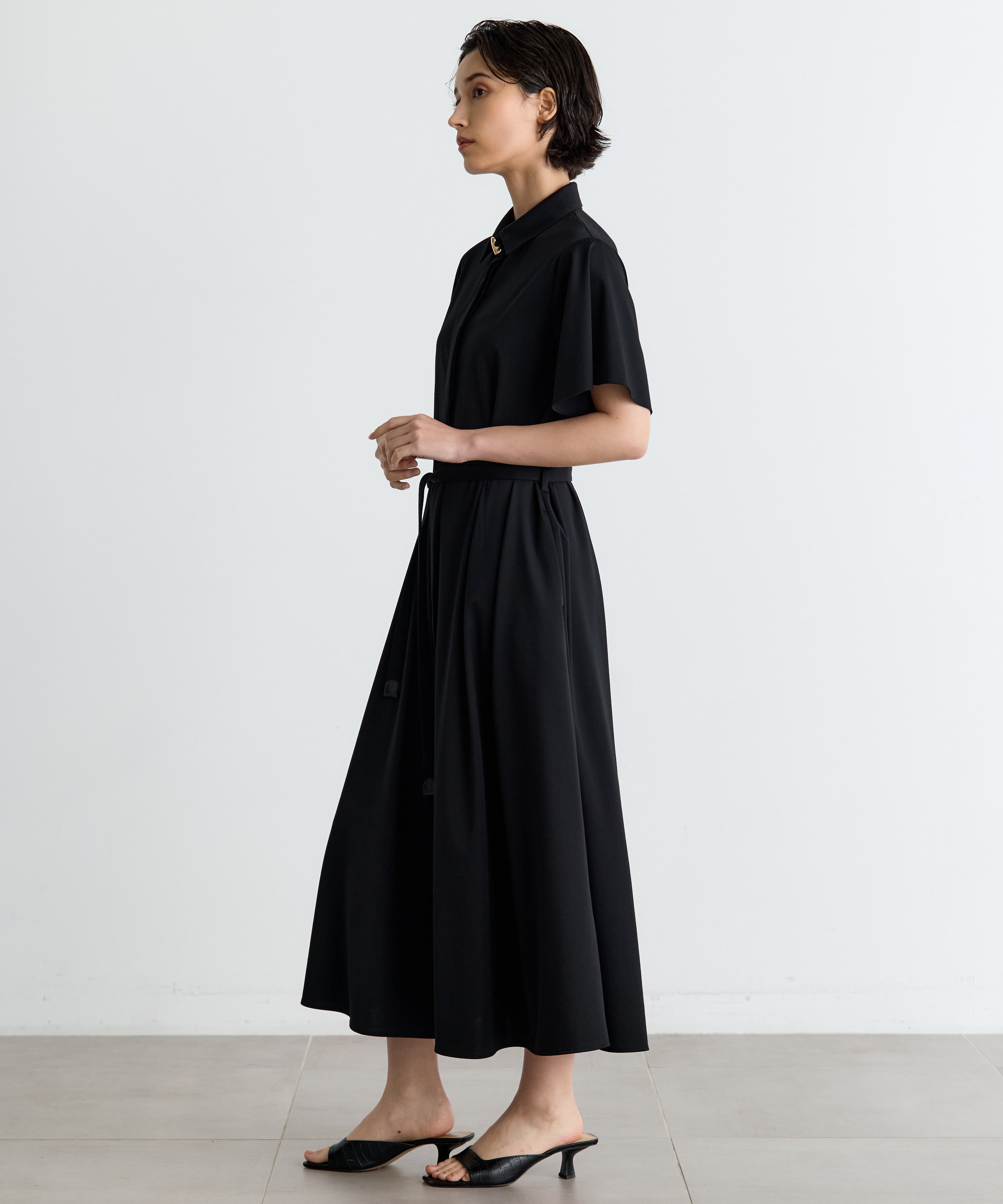 Drape Sleeve Dress THE TOKYO