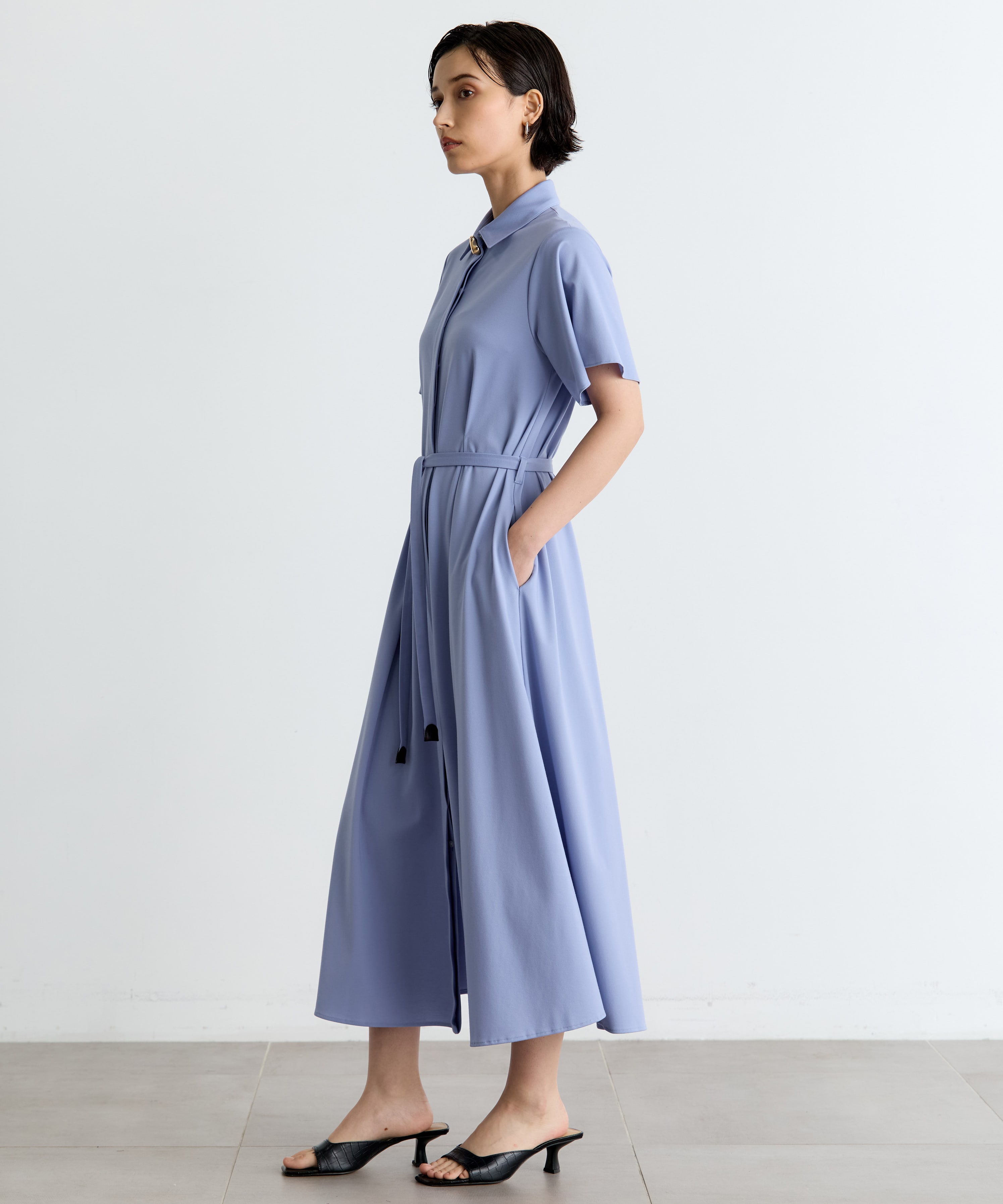 Drape Sleeve Dress THE TOKYO