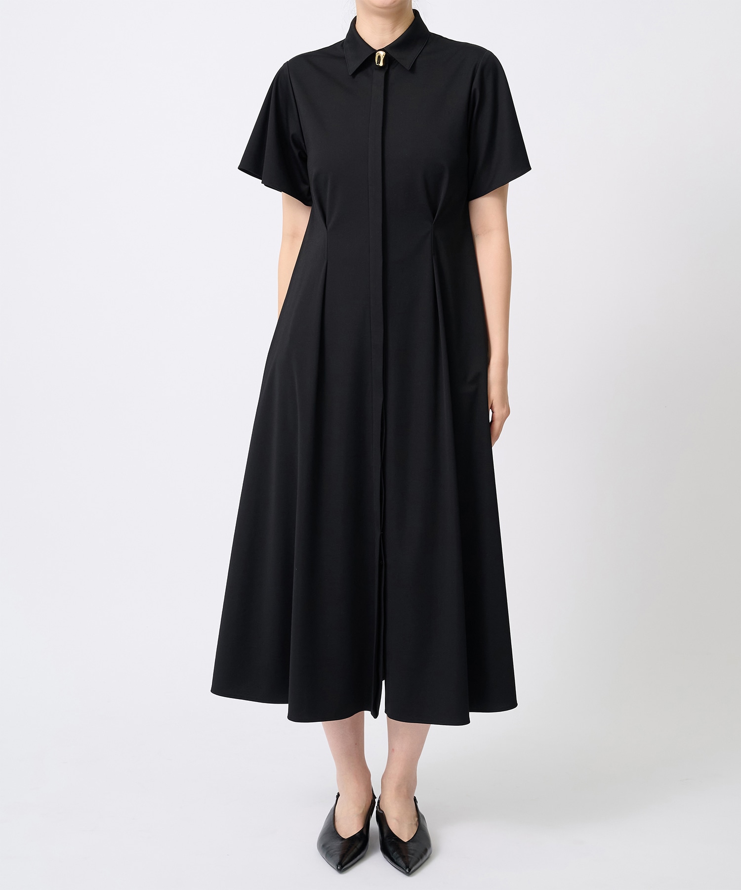Drape Sleeve Dress THE TOKYO