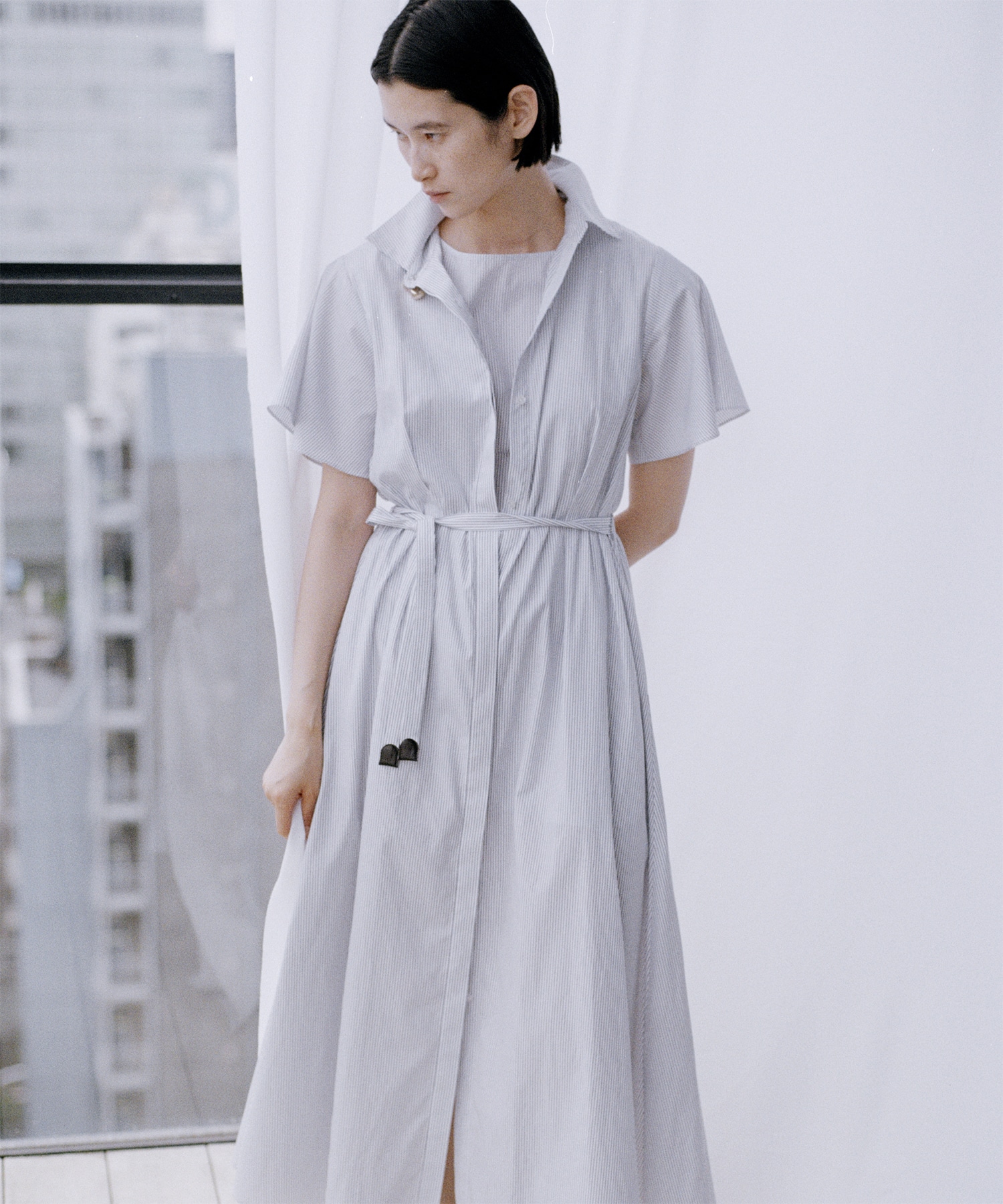 Drape Sleeve Dress THE TOKYO