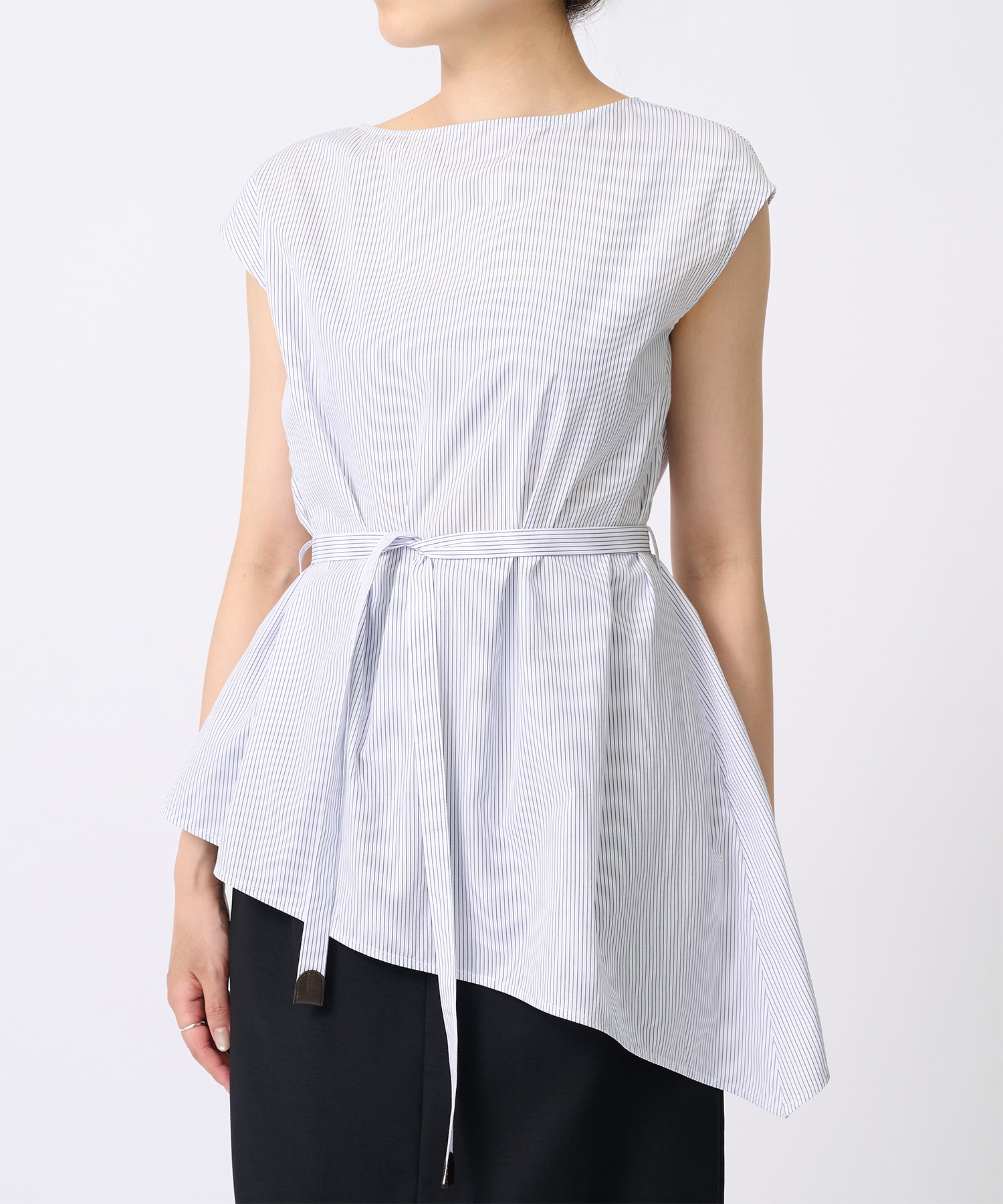 French Sleeve Asymmetry Tops THE TOKYO