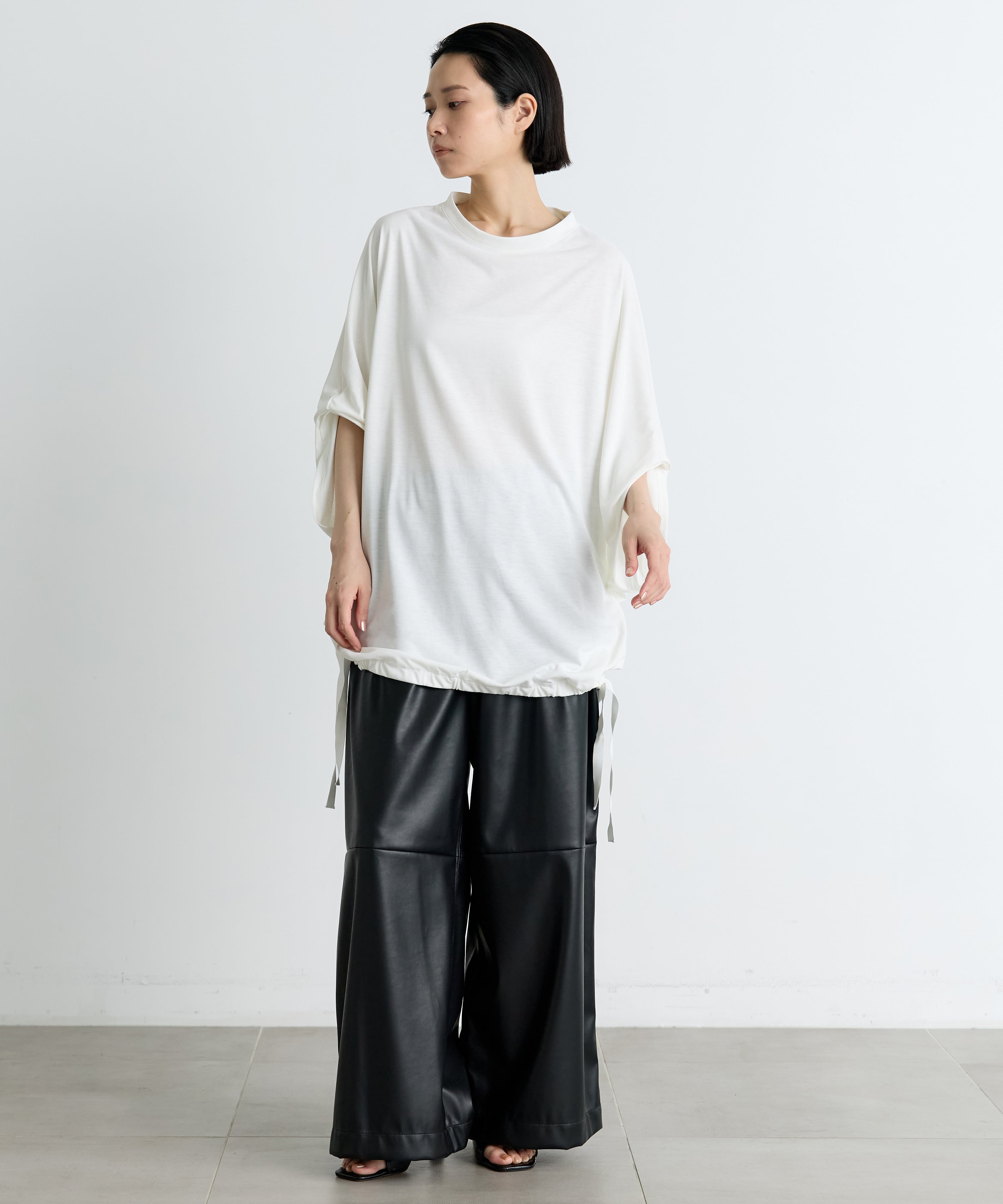 NARIAH TUCKED SLEEVE TOP COGTHEBIGSMOKE