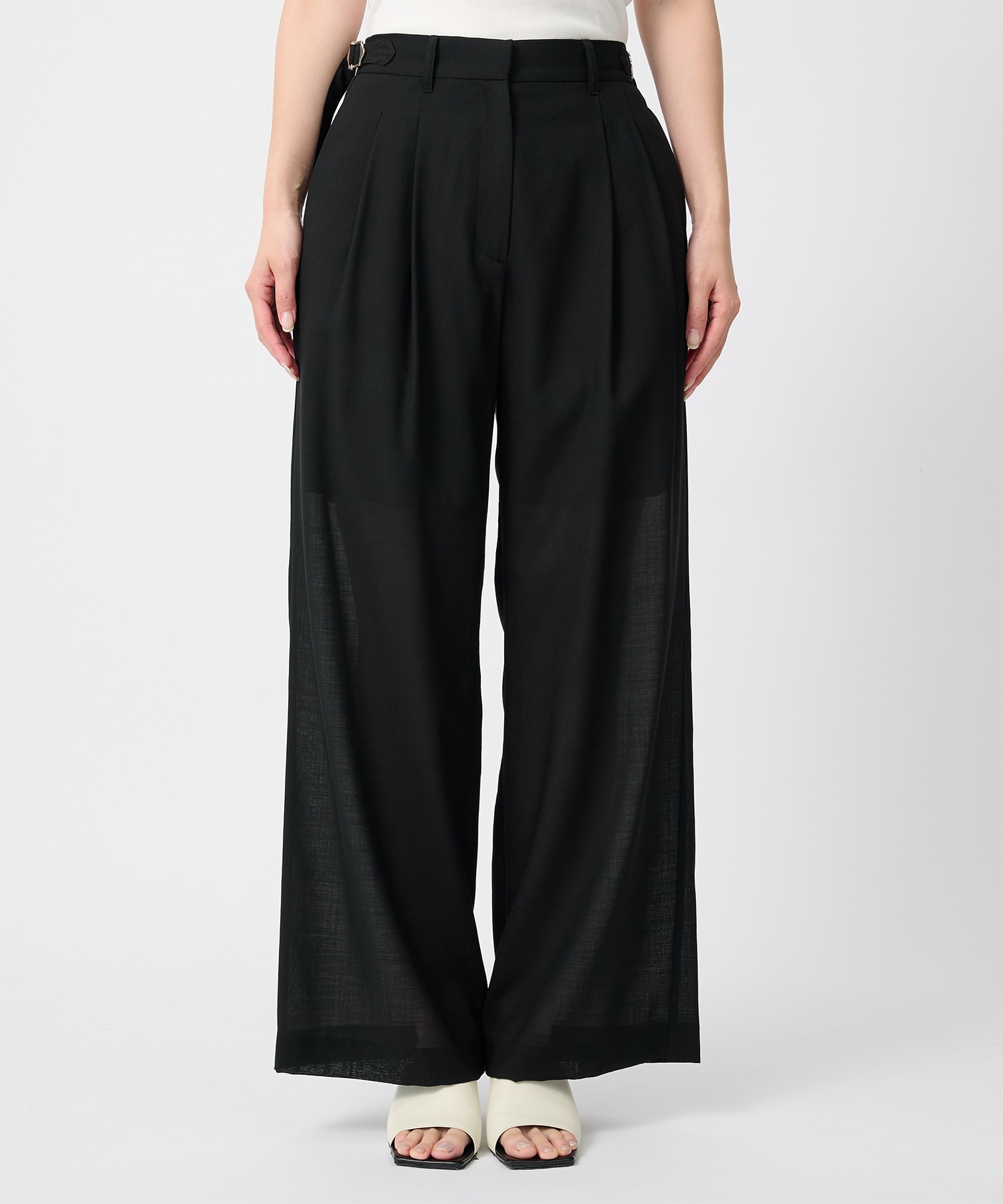 Waist Design Wide Pants THE TOKYO