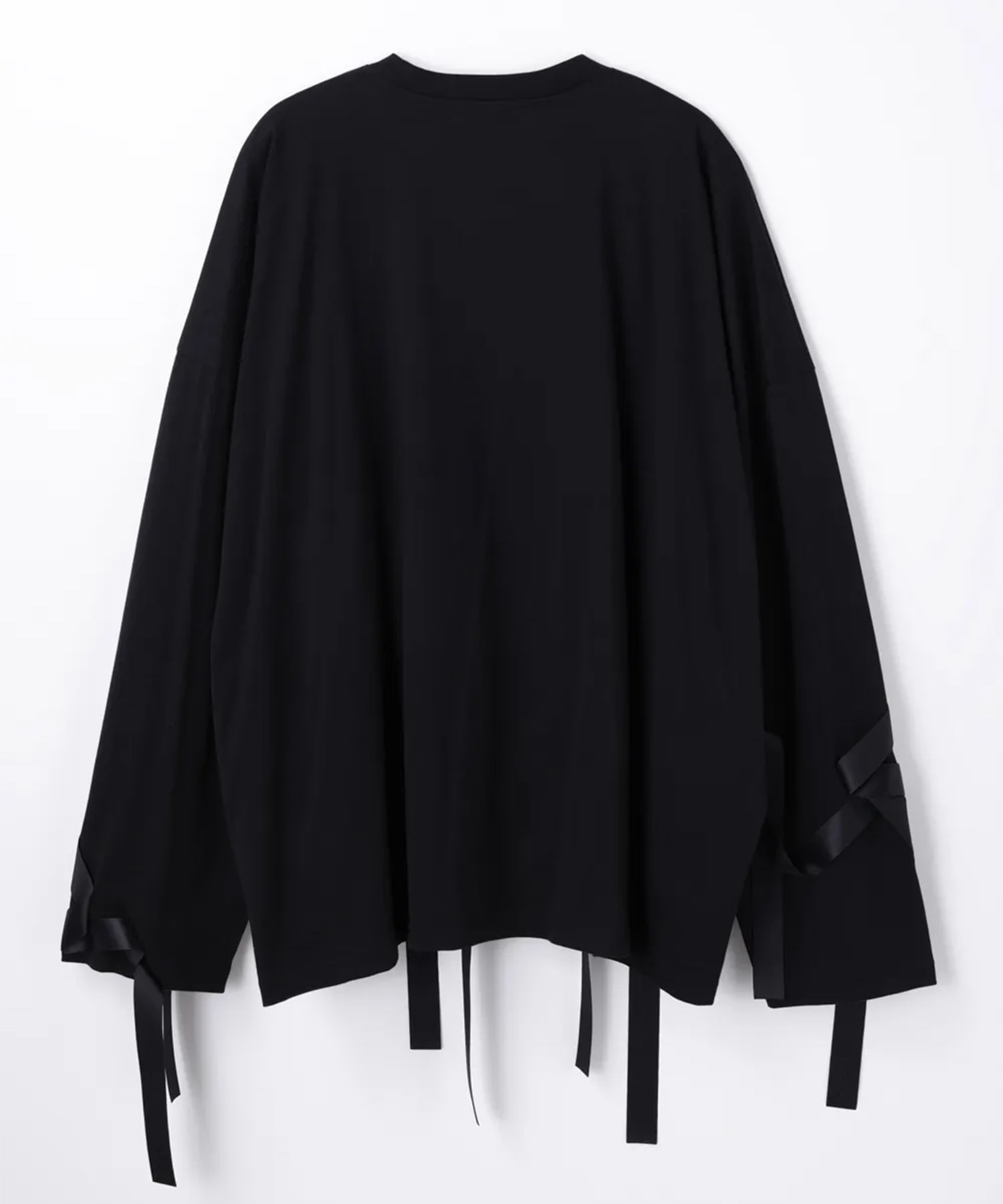 RIBBON LONG-SLEEVE T-SHIRT ENFOLD