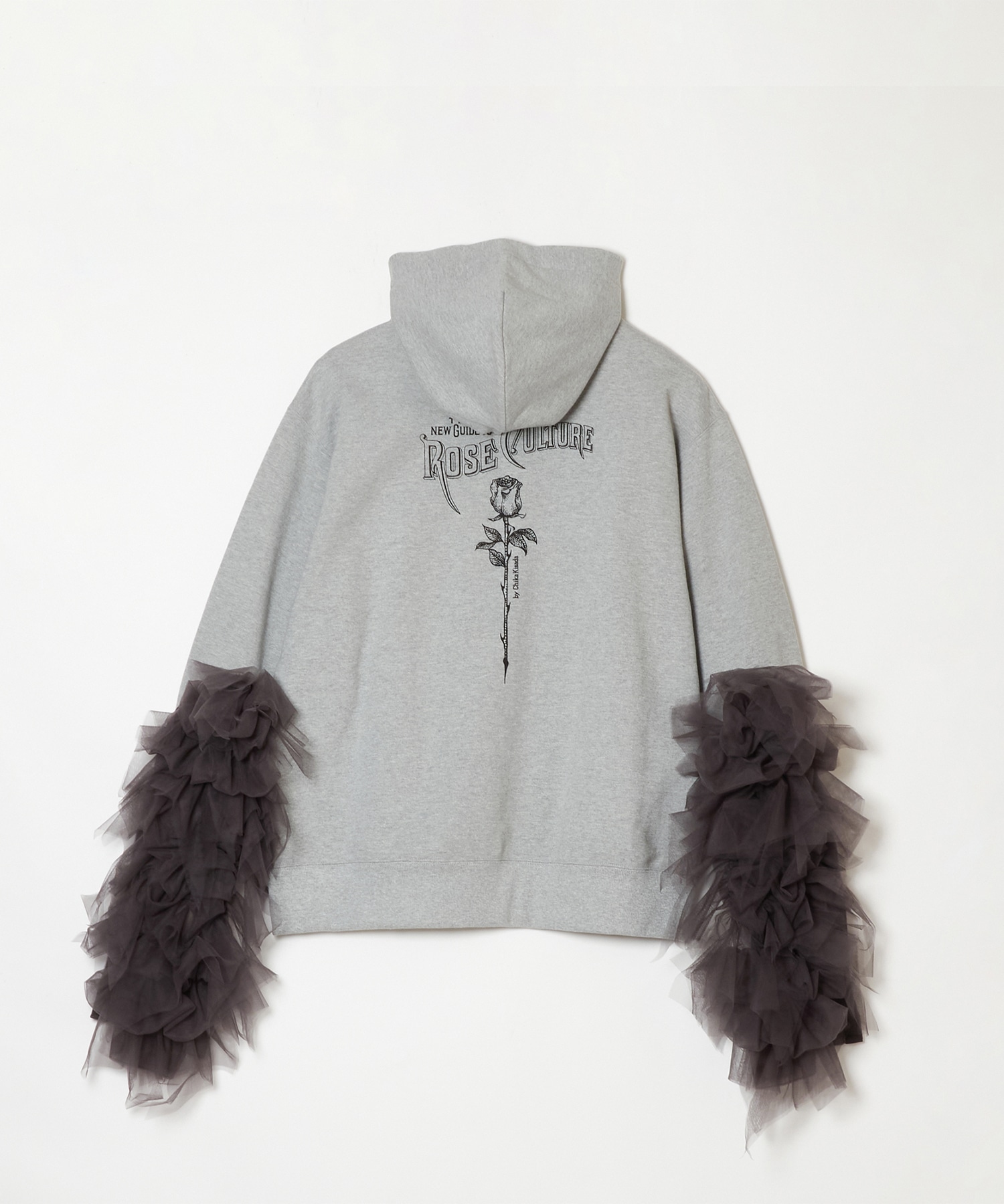 CT-26298 Tulle Hoodie Chika Kisada