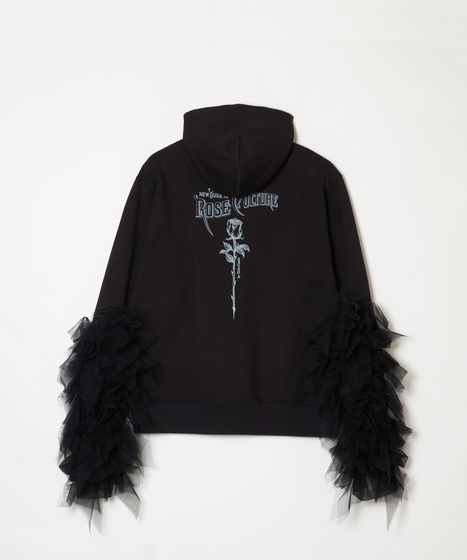 CT-26298 Tulle Hoodie Chika Kisada