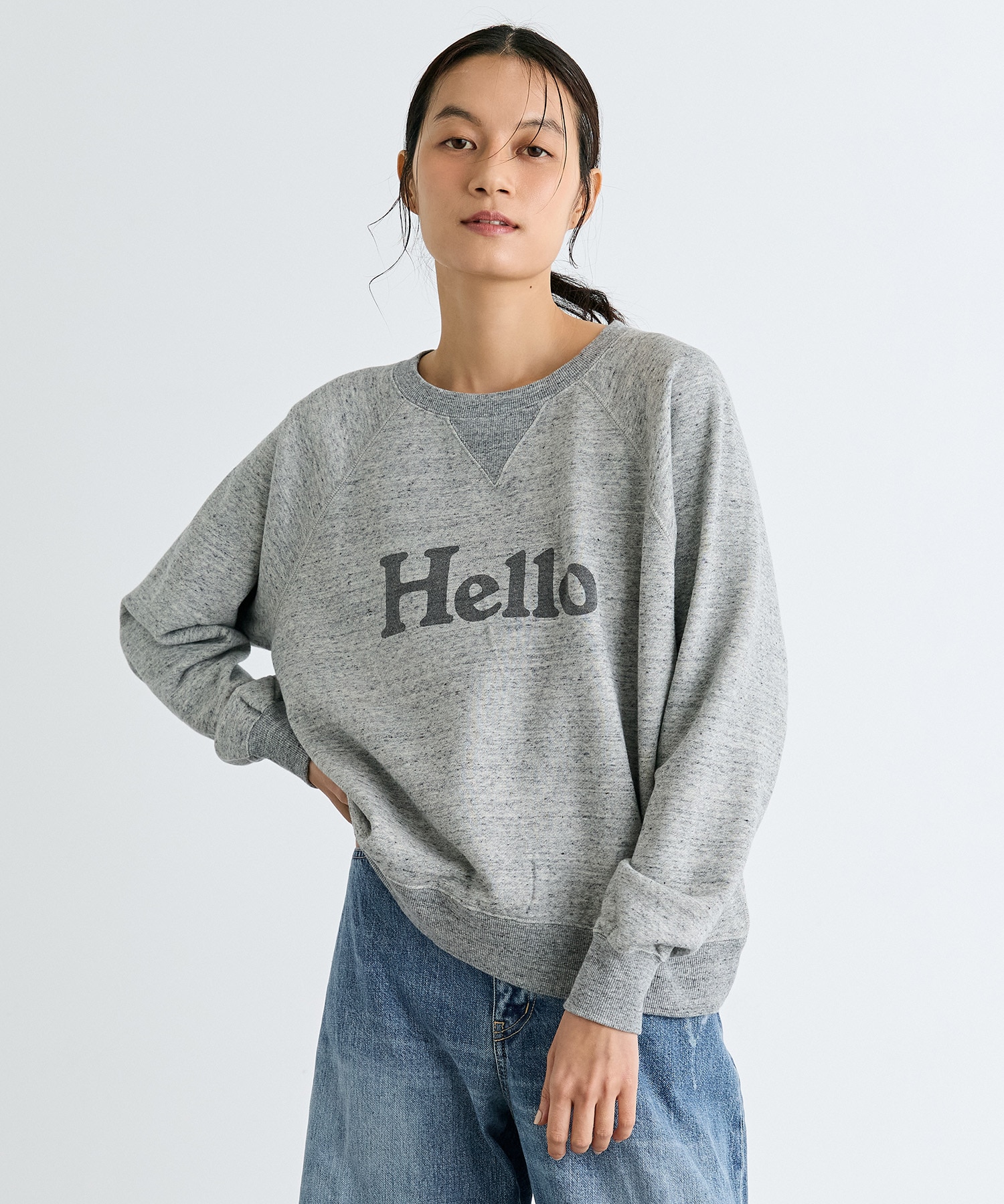 HELLO SWEAT L/S URAKE MADISONBLUE