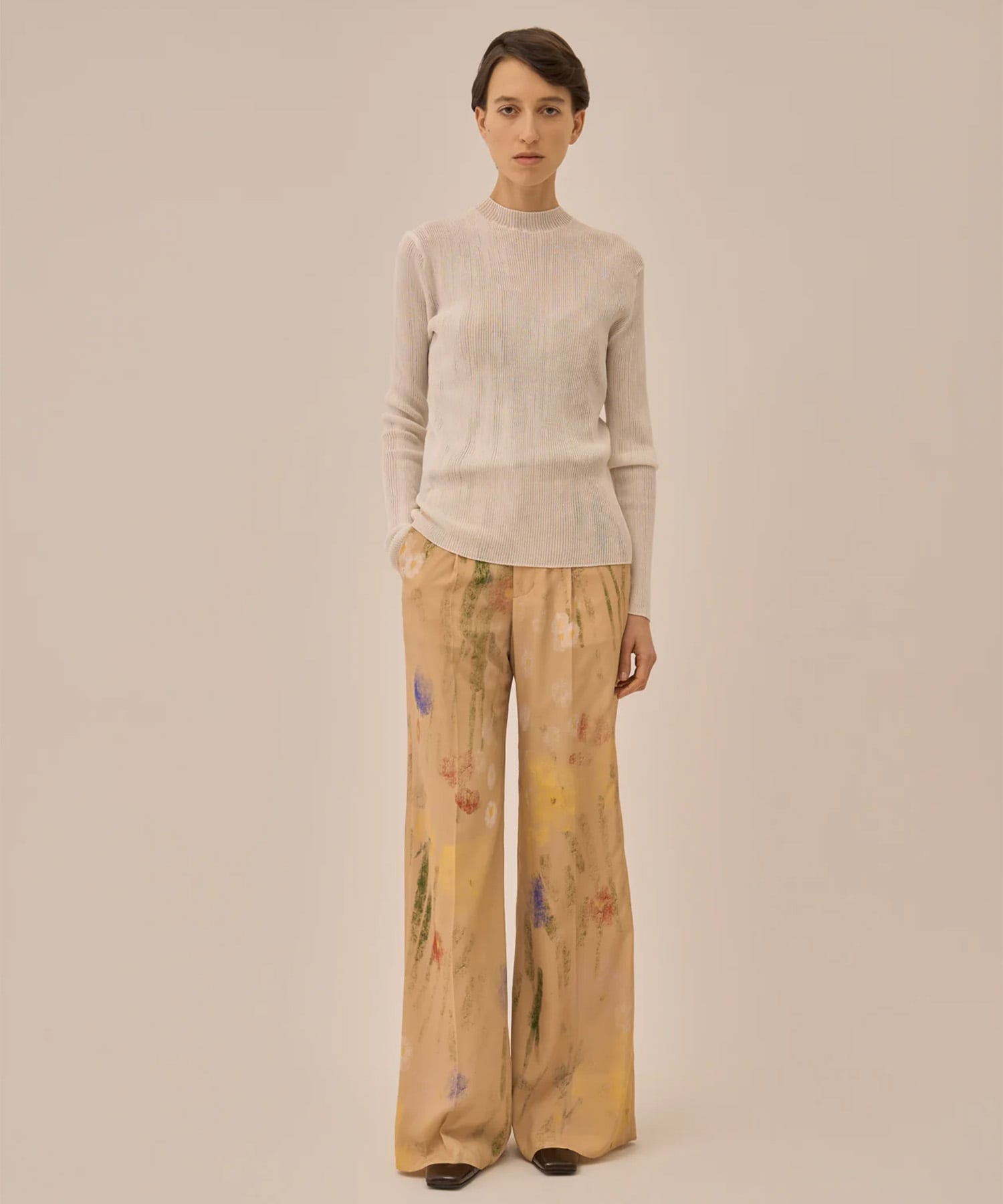 Basilia sequins knit pullover AKIRANAKA