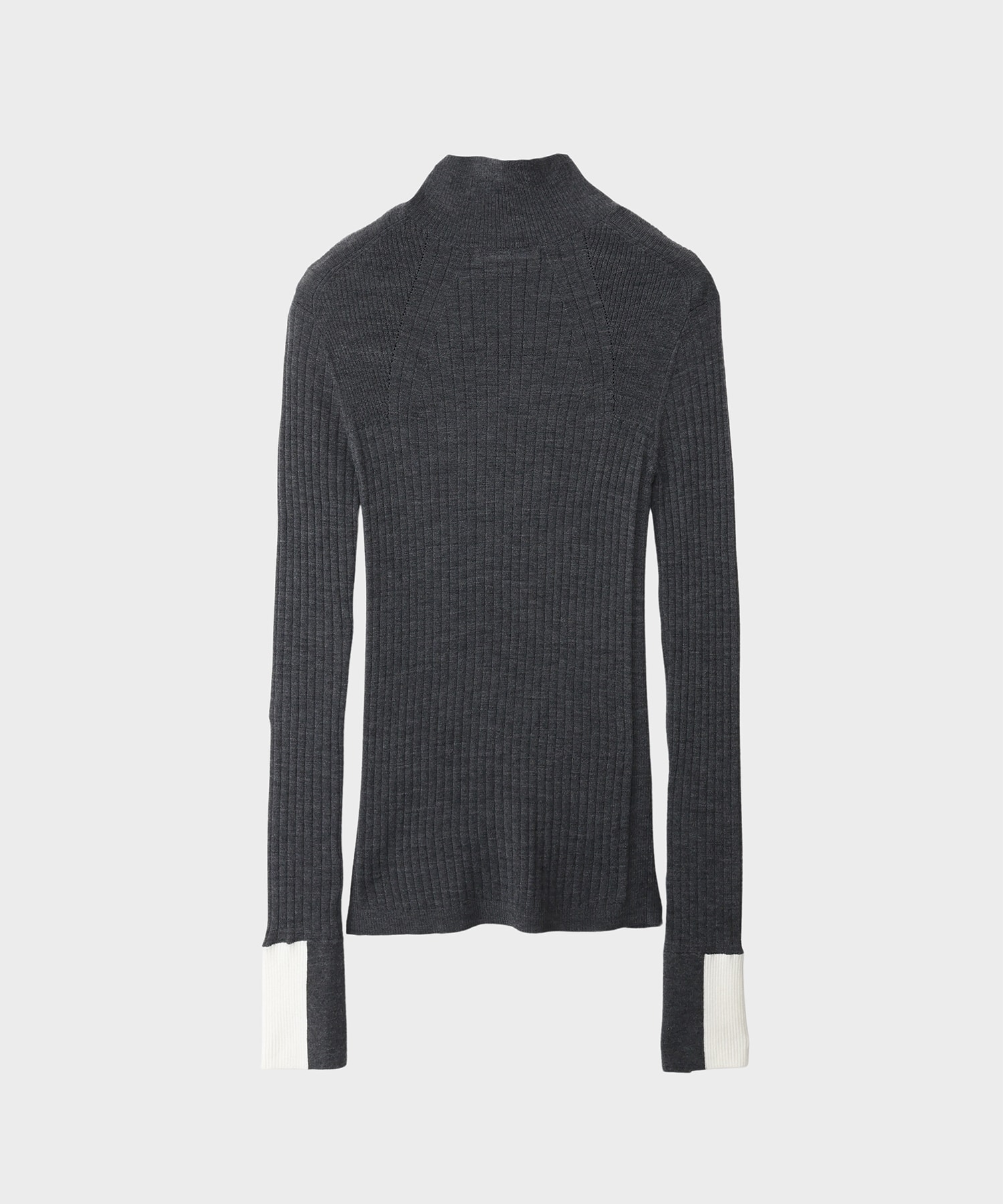 15.5 MICRON WOOL SOFT V-NECK KNIT CINOH