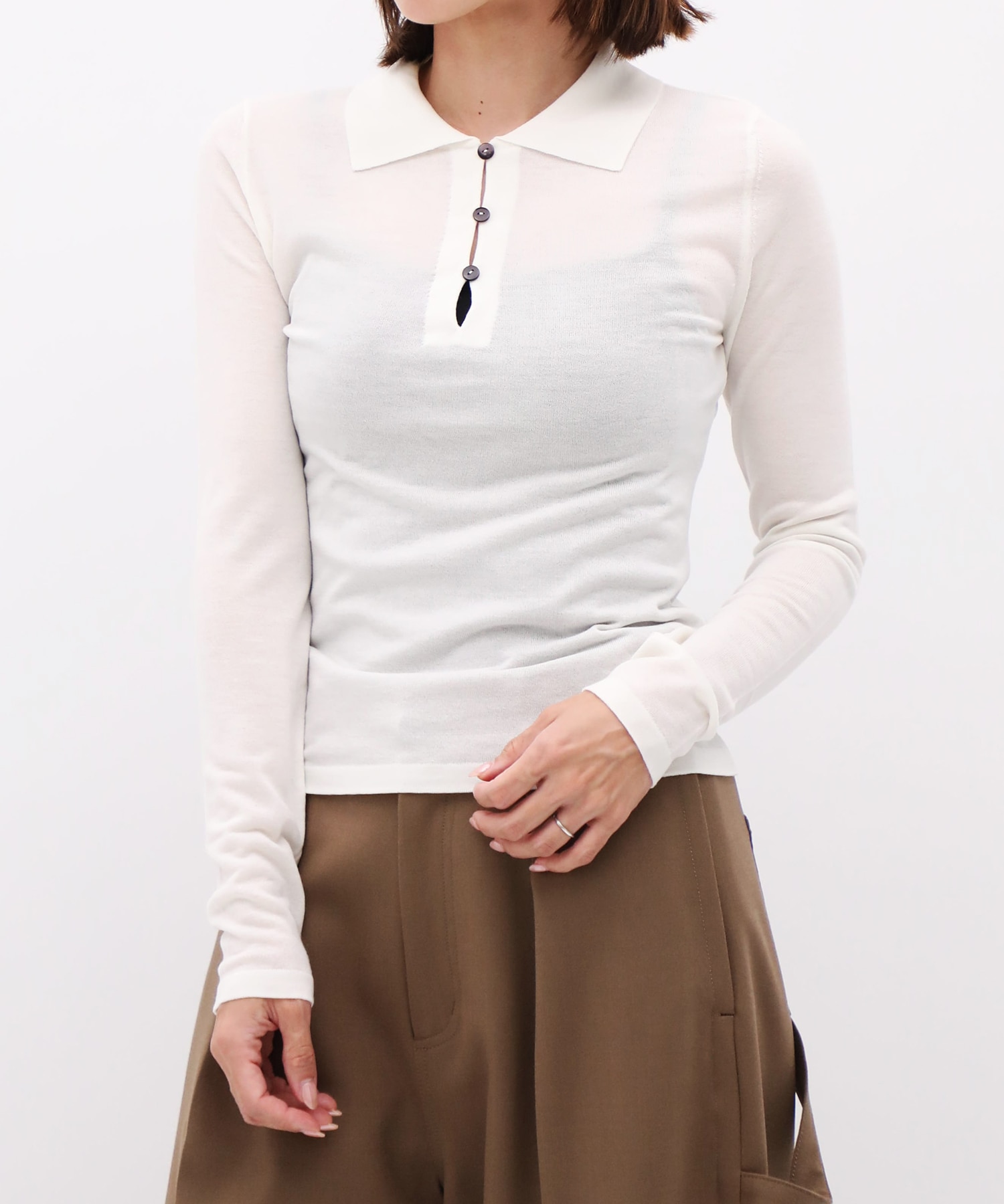 Extra Soft Wool Polo Knit CITY TOKYO
