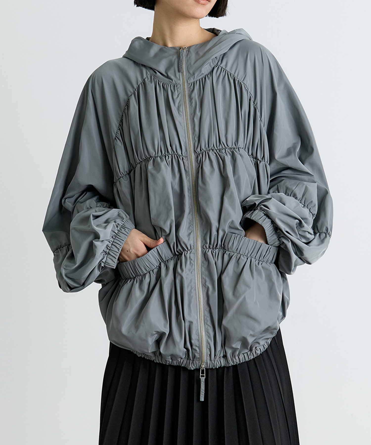 RAIN-CLOUD BLOUSON ENFOLD