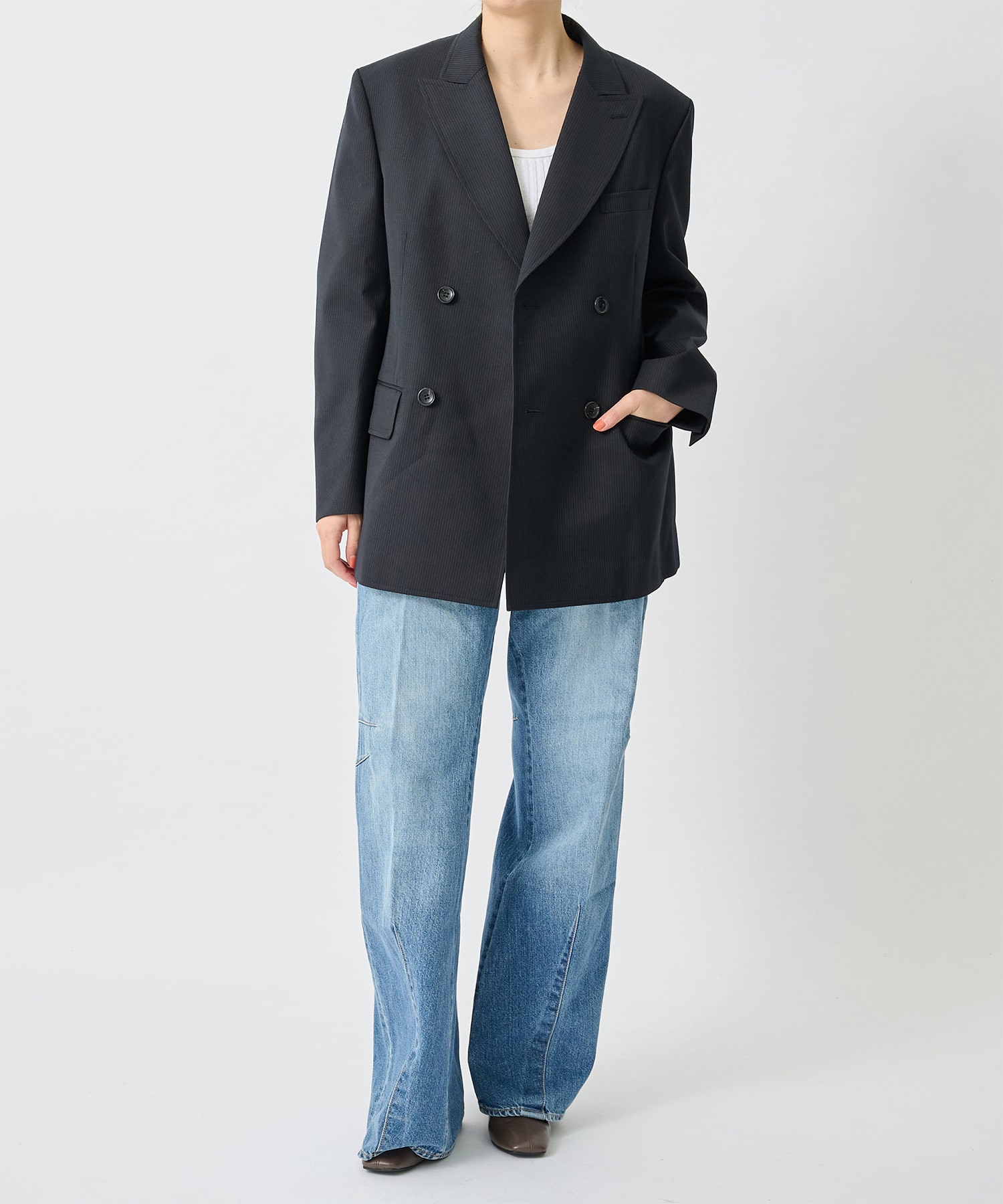 JR-J016-051 Stripe Jacket JUNYA WATANABE