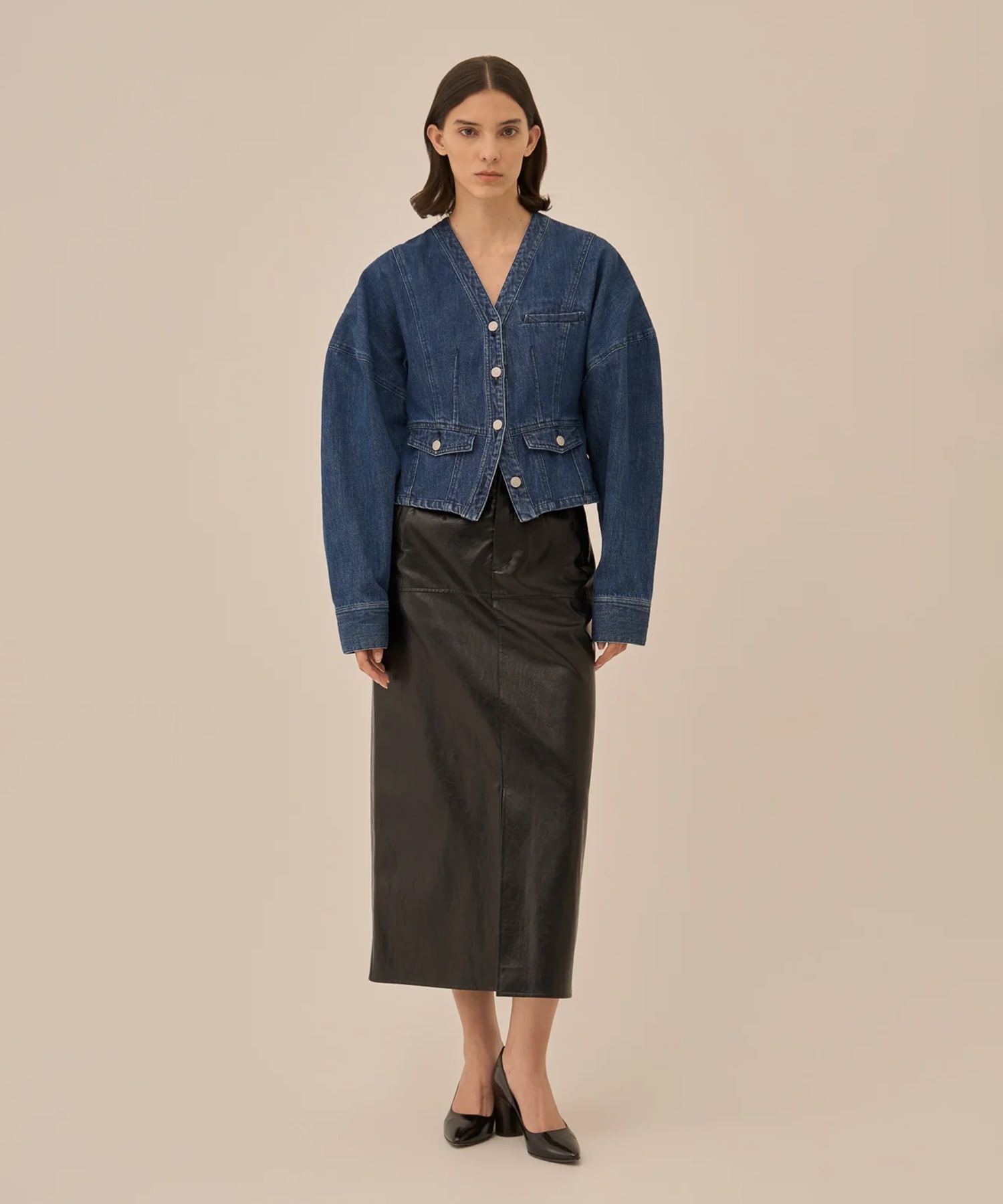 Leona denim jacket AKIRANAKA