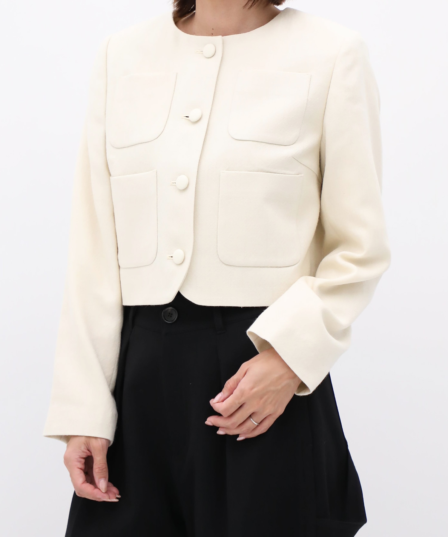 Wool Boxy Jacket CITY TOKYO