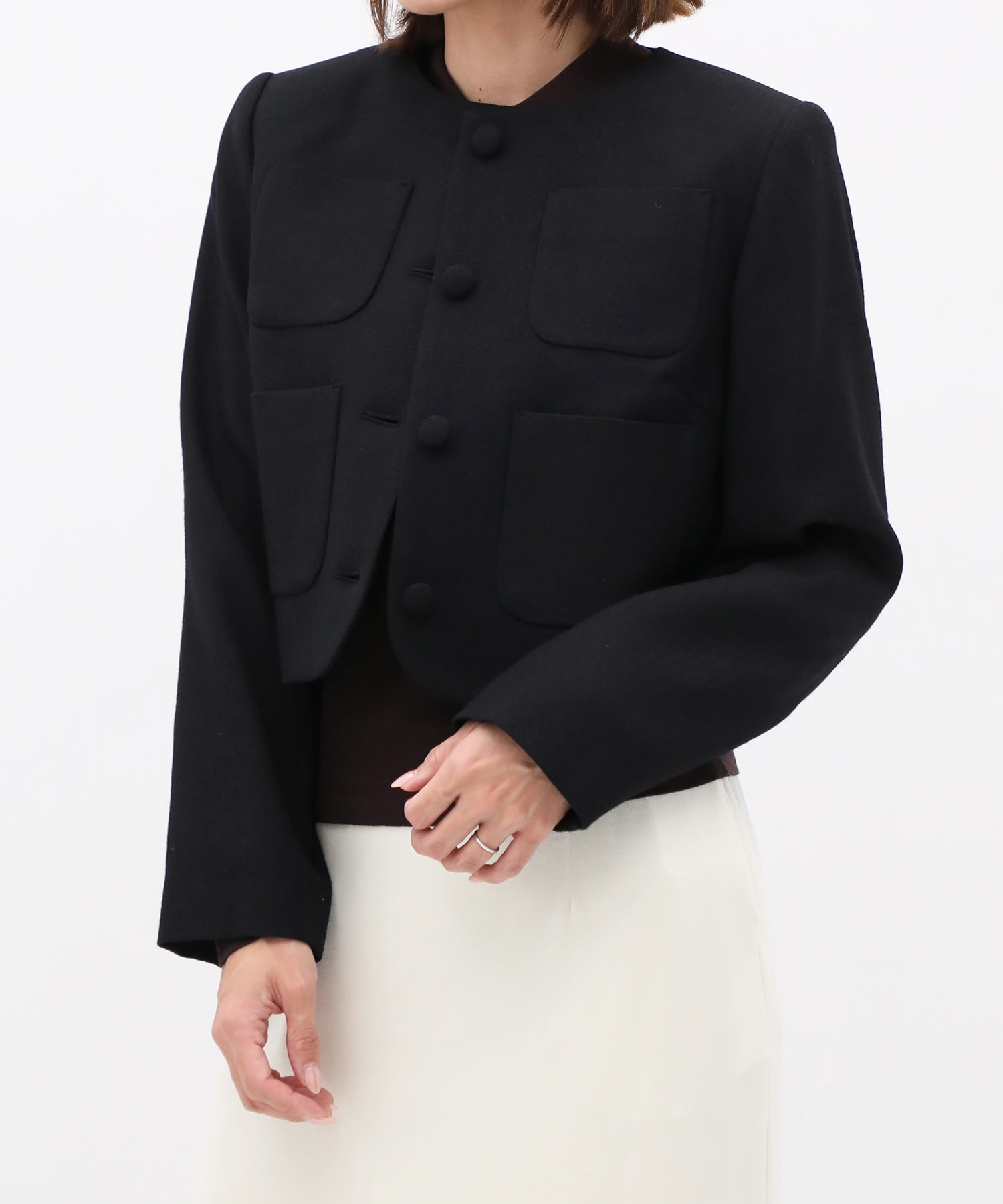 Wool Boxy Jacket CITY TOKYO