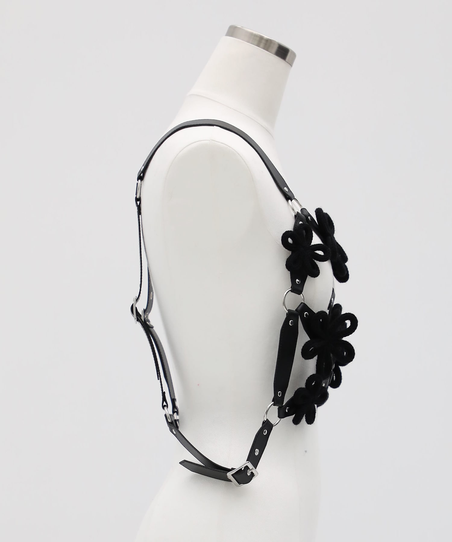 3R-V016-051 Flower Bustier noir kei ninomiya