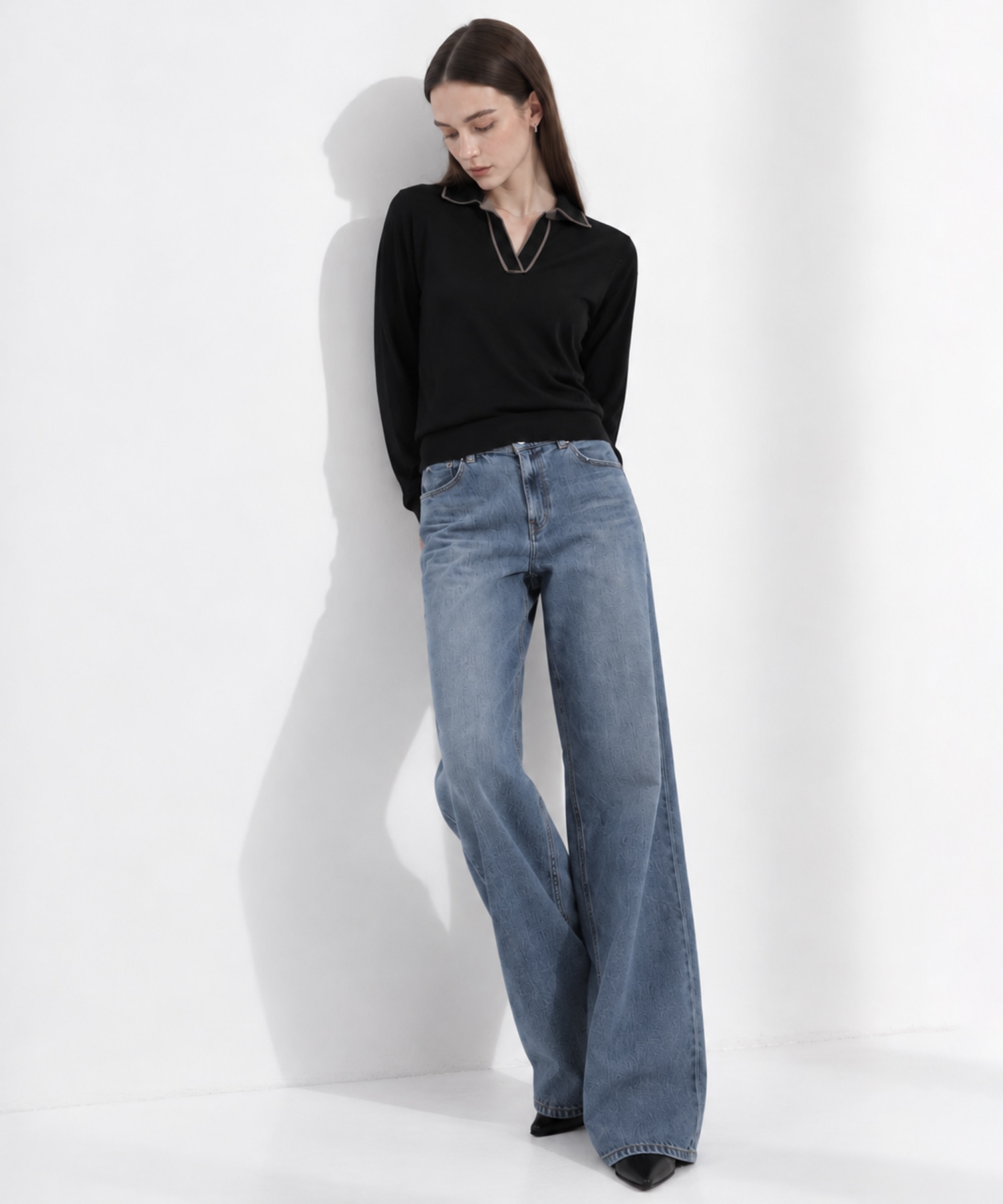 CASHMERE/SILK REVERSIBLE SKIPPER PULLOVER THE TOKYO