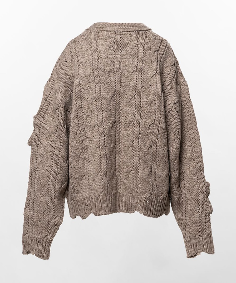 PINK HOUSE BEARS KNIT CARDIGAN Maison MIHARA YASUHIRO