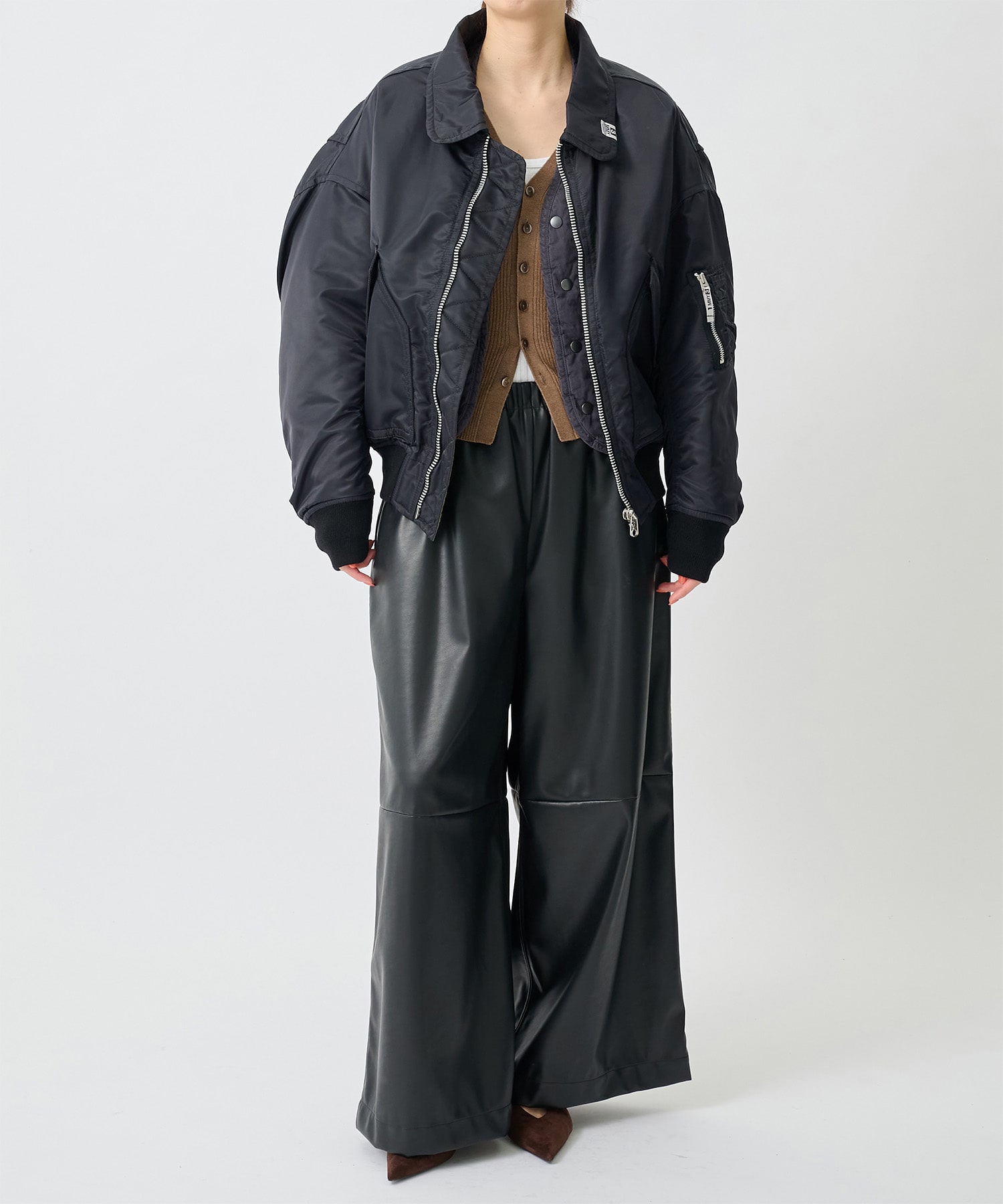 LAYERED BOMBER JACKET Maison MIHARA YASUHIRO