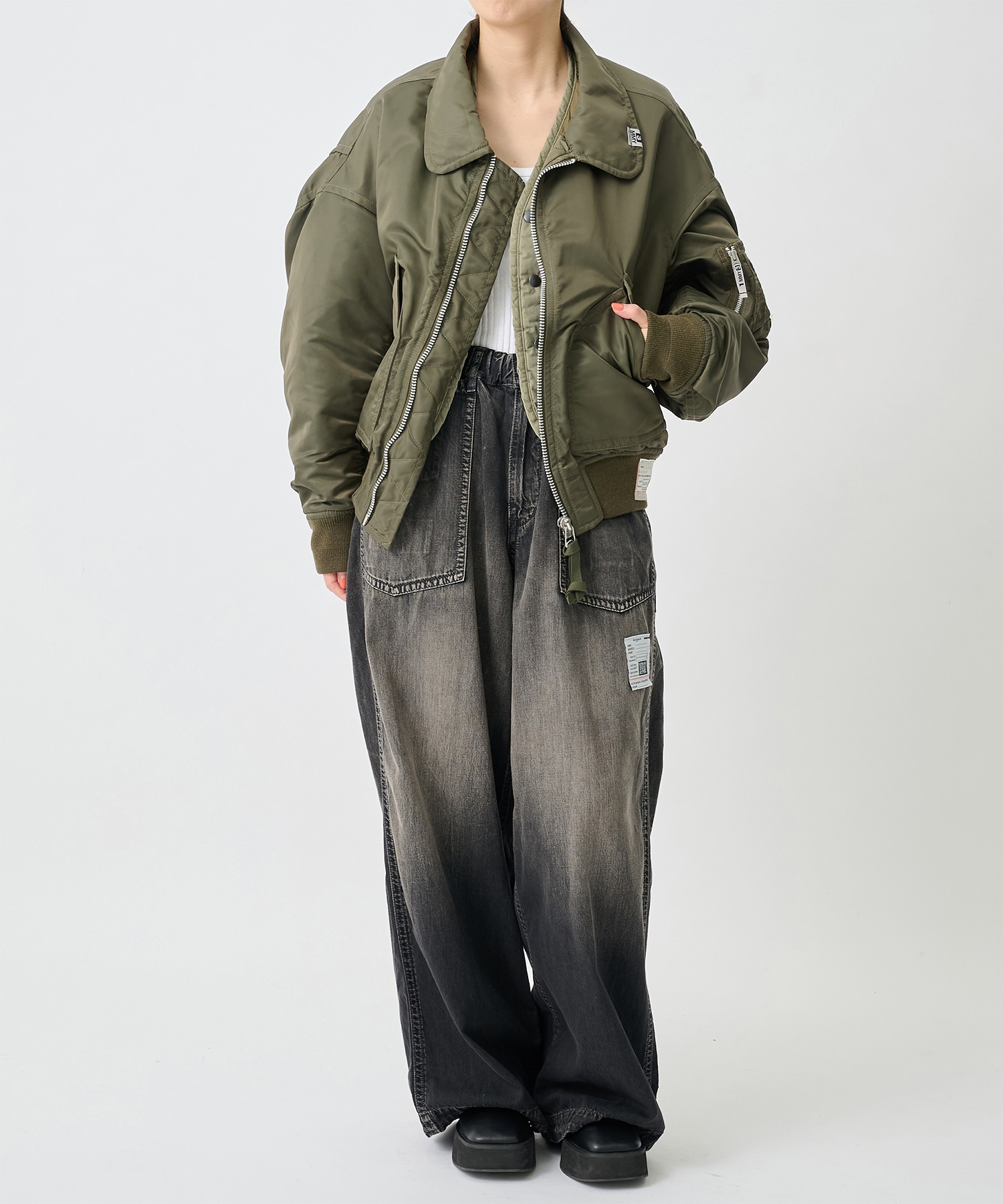 LAYERED BOMBER JACKET Maison MIHARA YASUHIRO