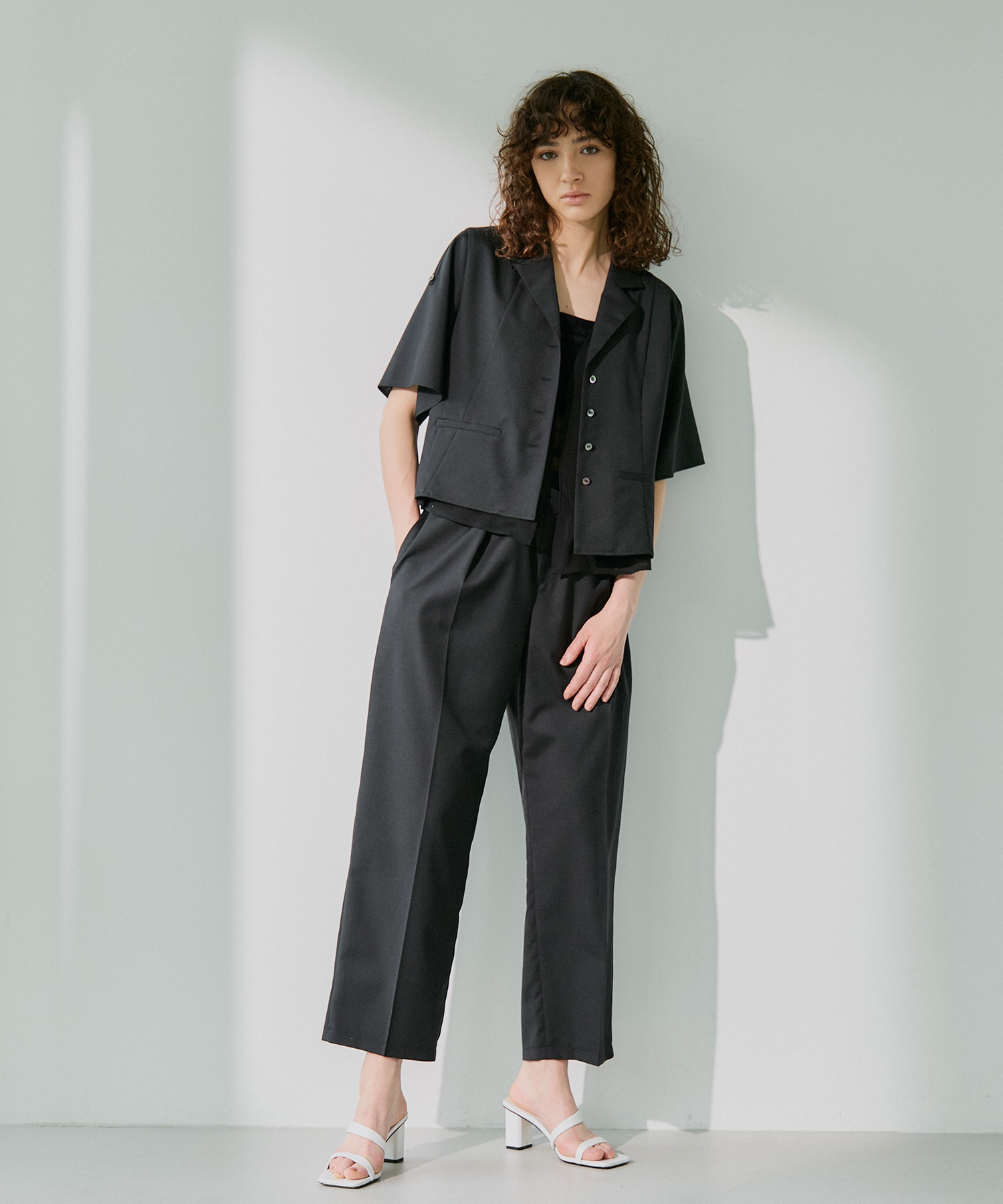 Open Collar Combi Shirts RITAN