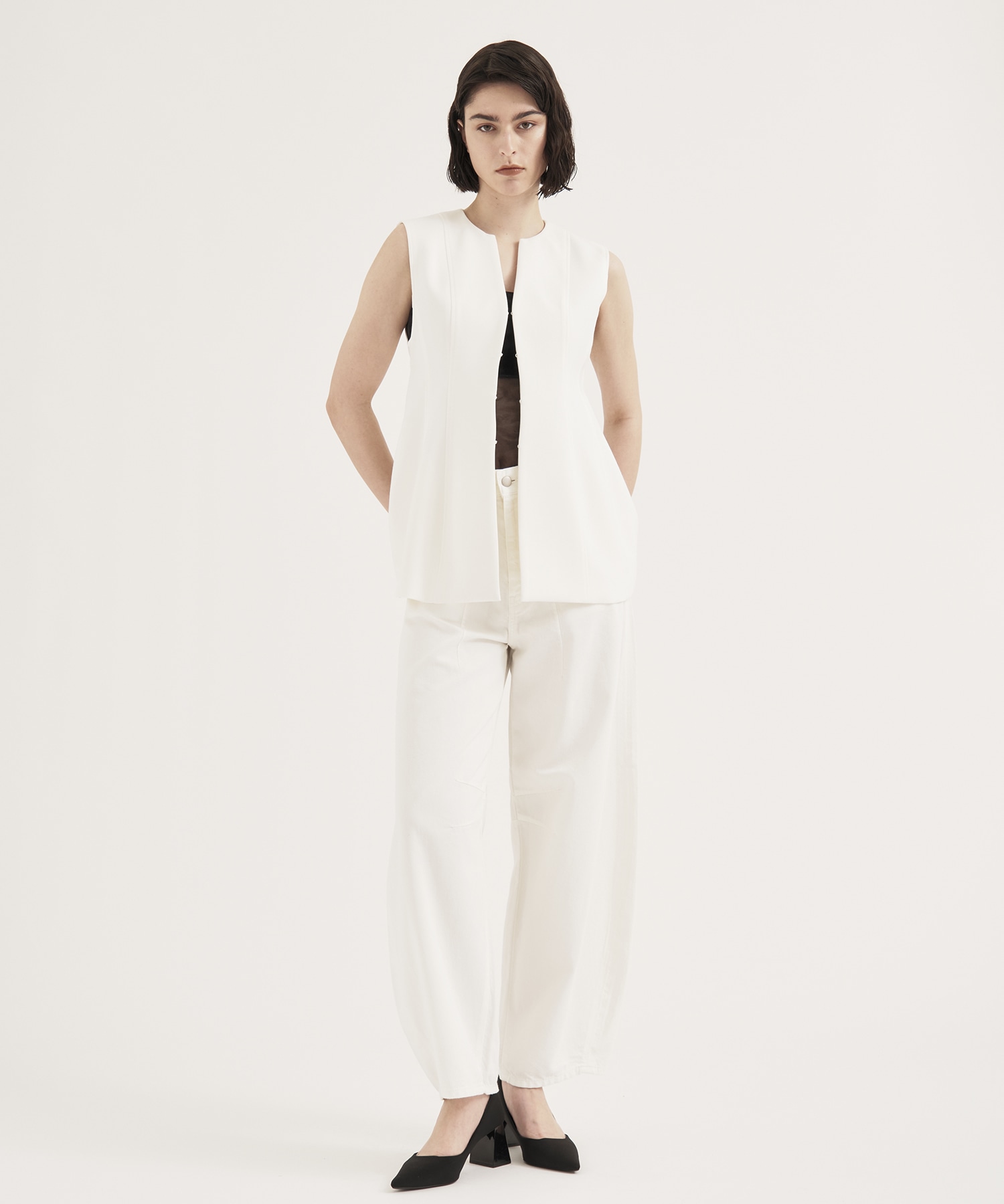 Tencel Curve Denim Pants RITAN