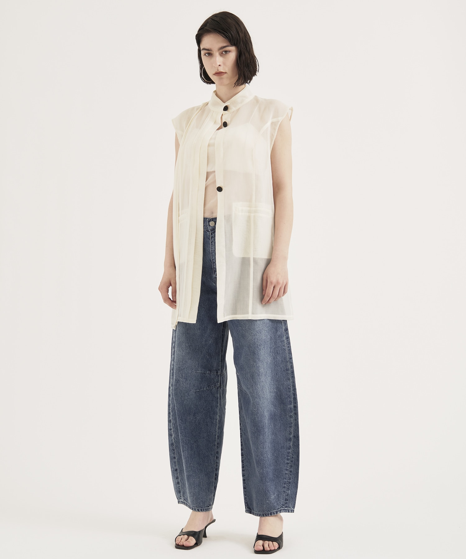 Tencel Curve Denim Pants RITAN